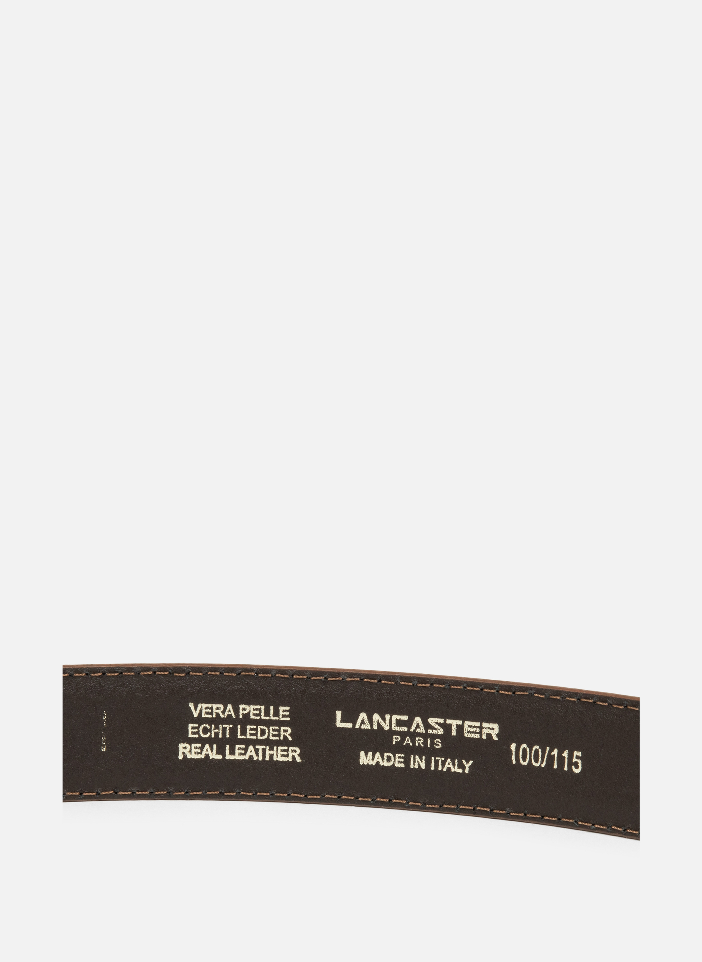 Belt - Ceinture Cuir Croco Femme LANCASTER Brown