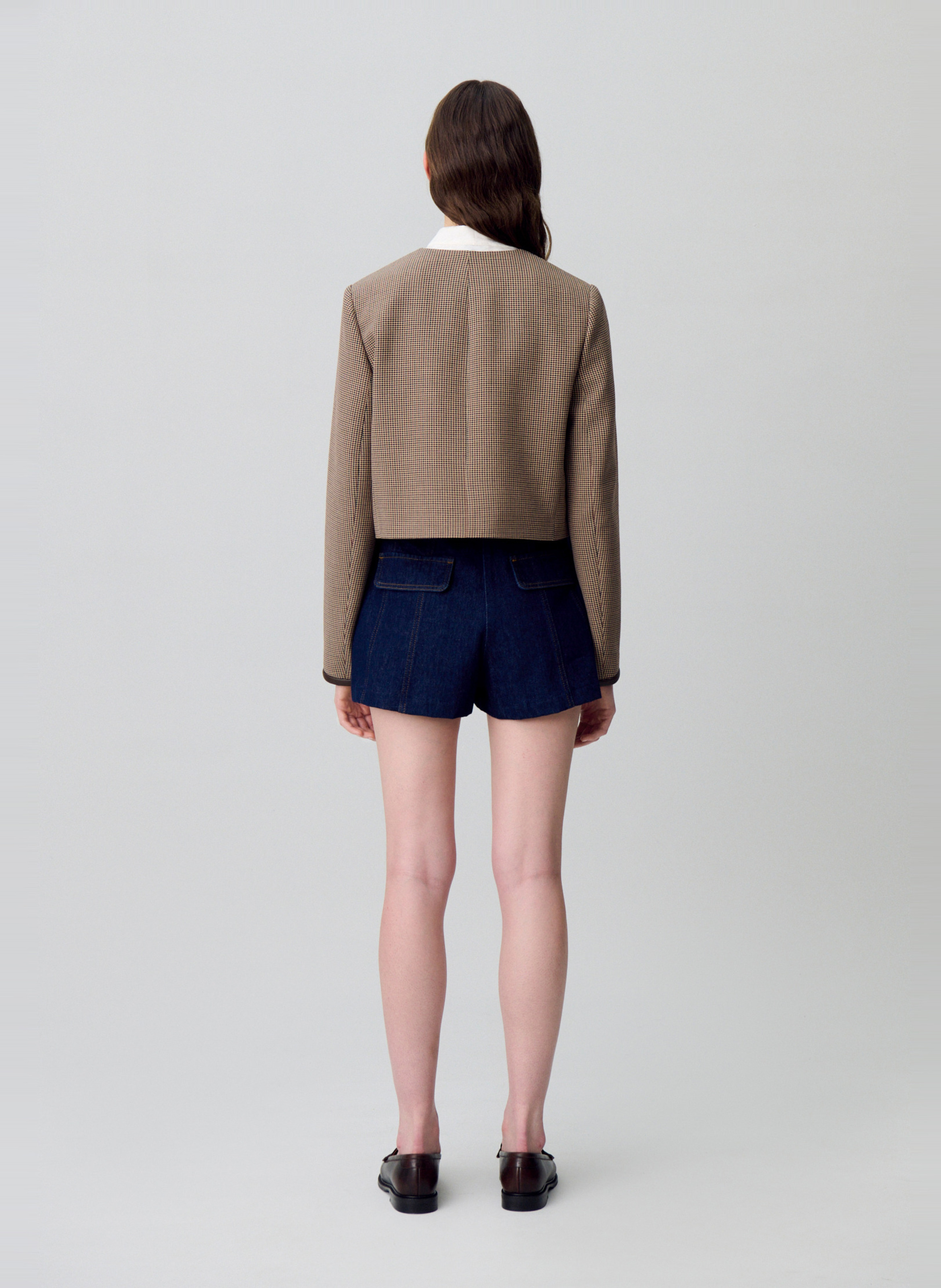 Veste droite col rond valeria CLAUDIE PIERLOT Multicolore