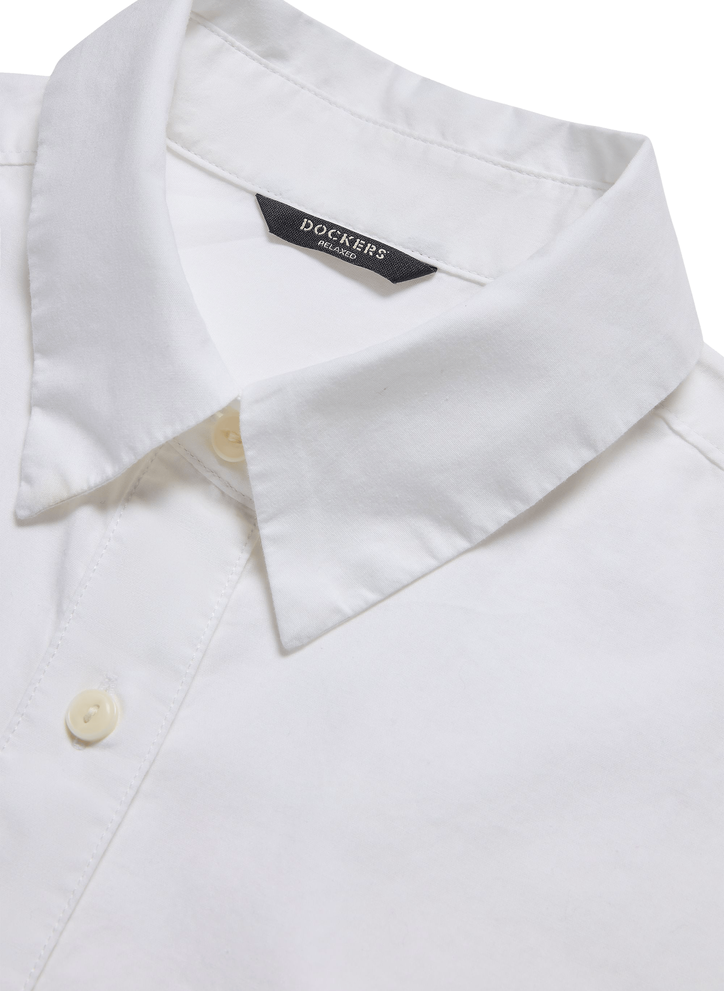 Chemise à rayures en coton DOCKERS Blanc