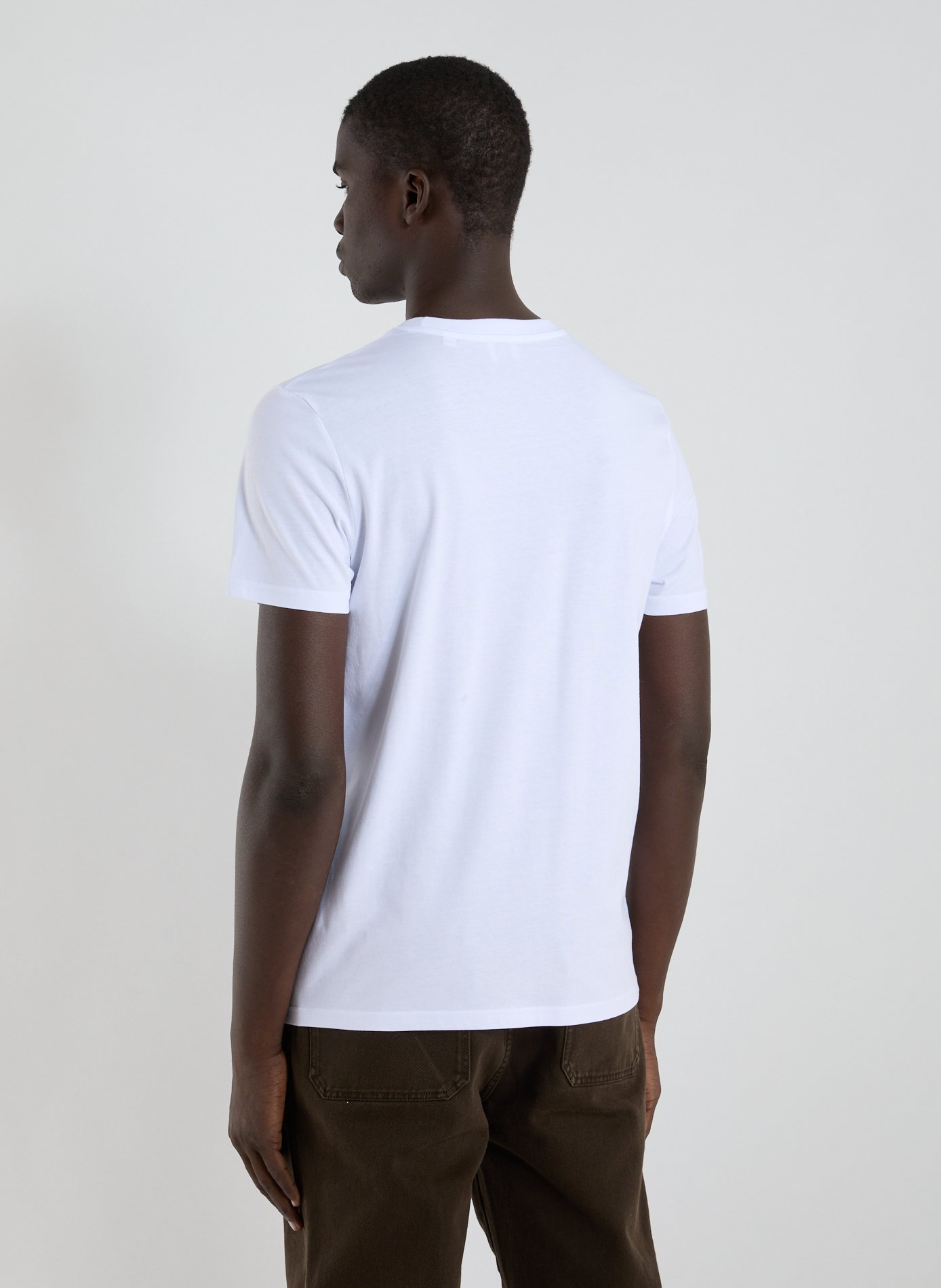 Cotton-blend round-neck T-shirt 1789 CALA White
