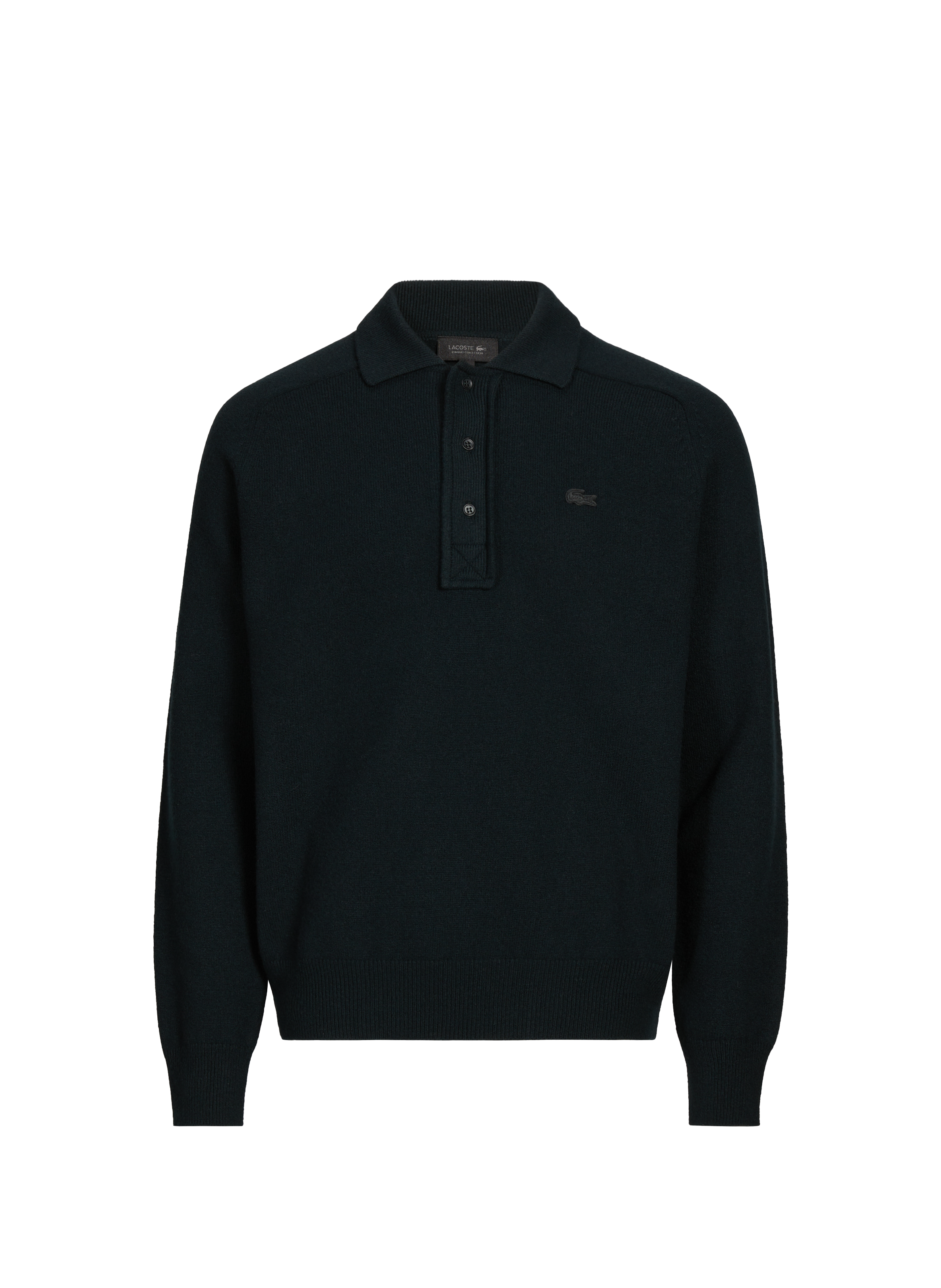 Oversized wool blend sweater LACOSTE Green