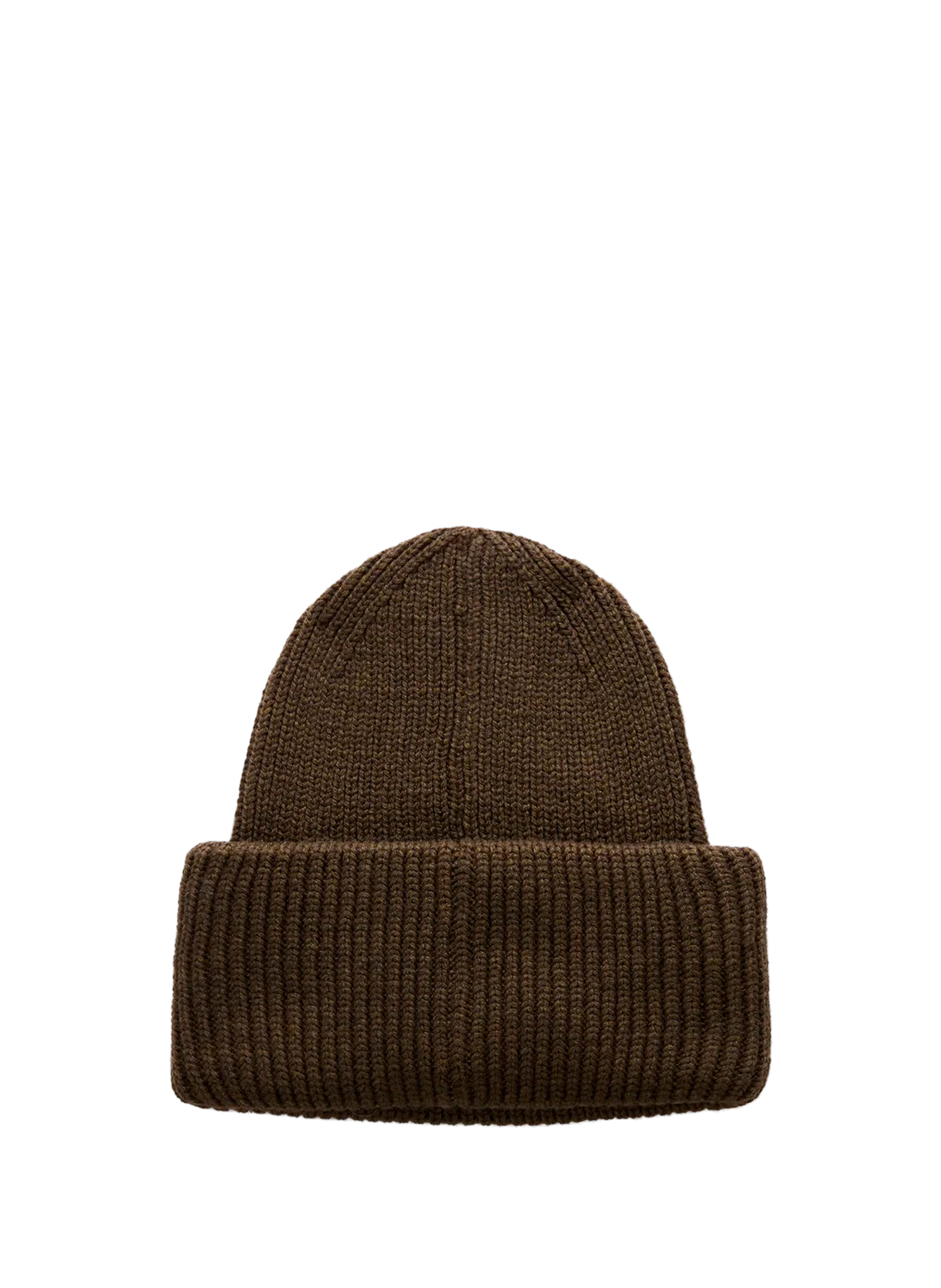 Ribbed wool blend beanie NAPAPIJRI Green