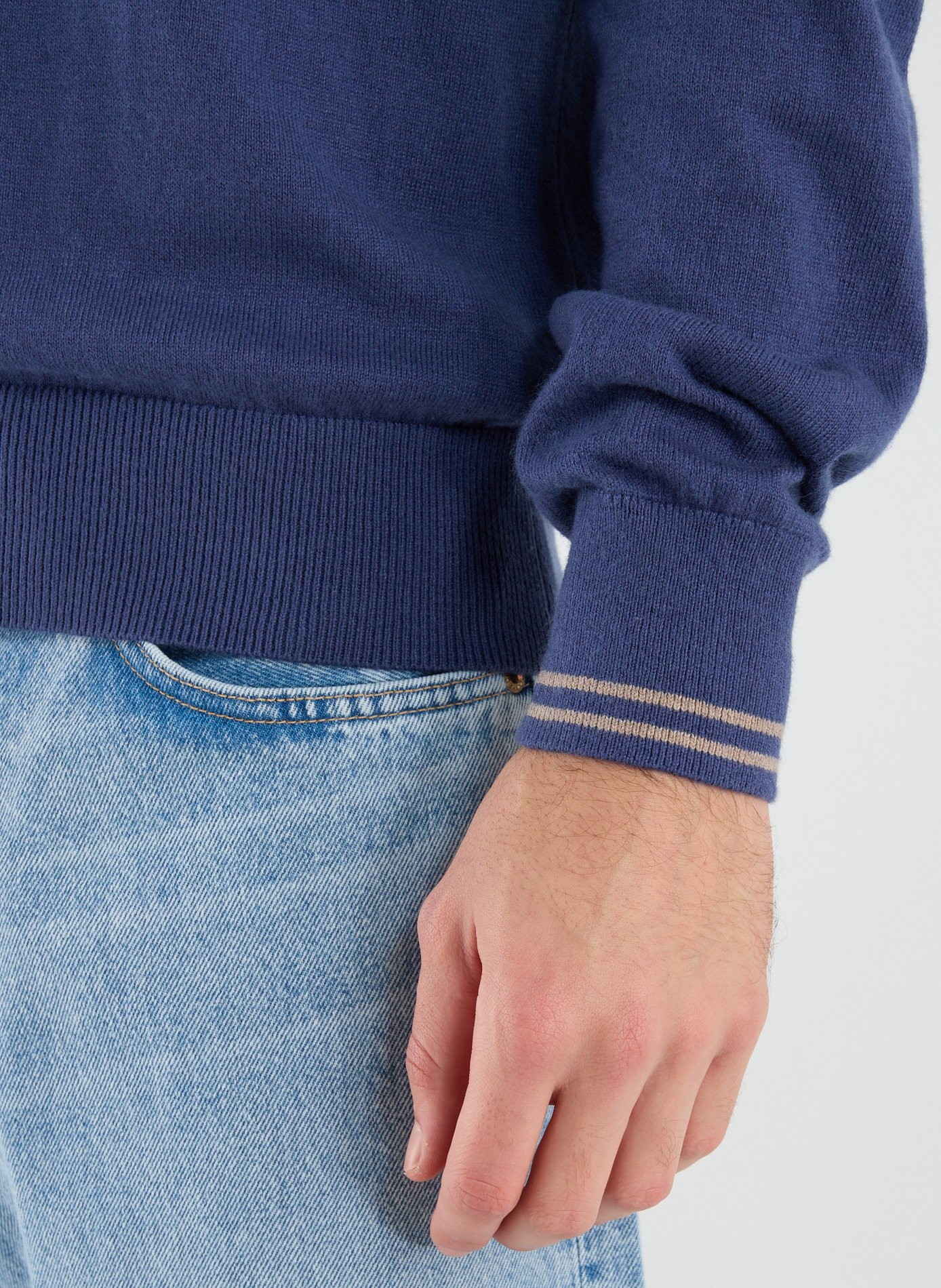 Pull en coton mélangé LA MARTINA Bleu