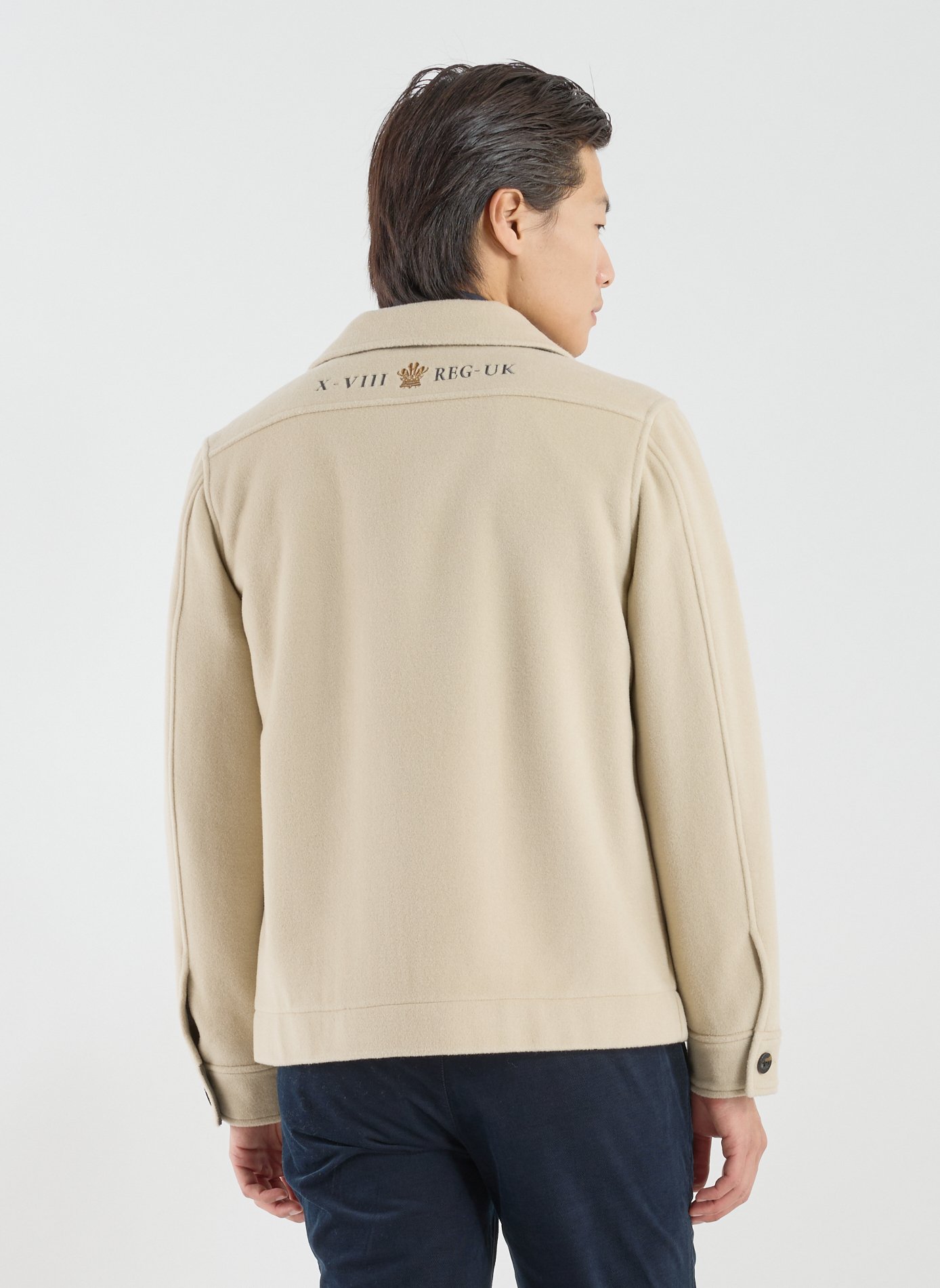 Classic wool and cashmere jacket LA MARTINA Beige