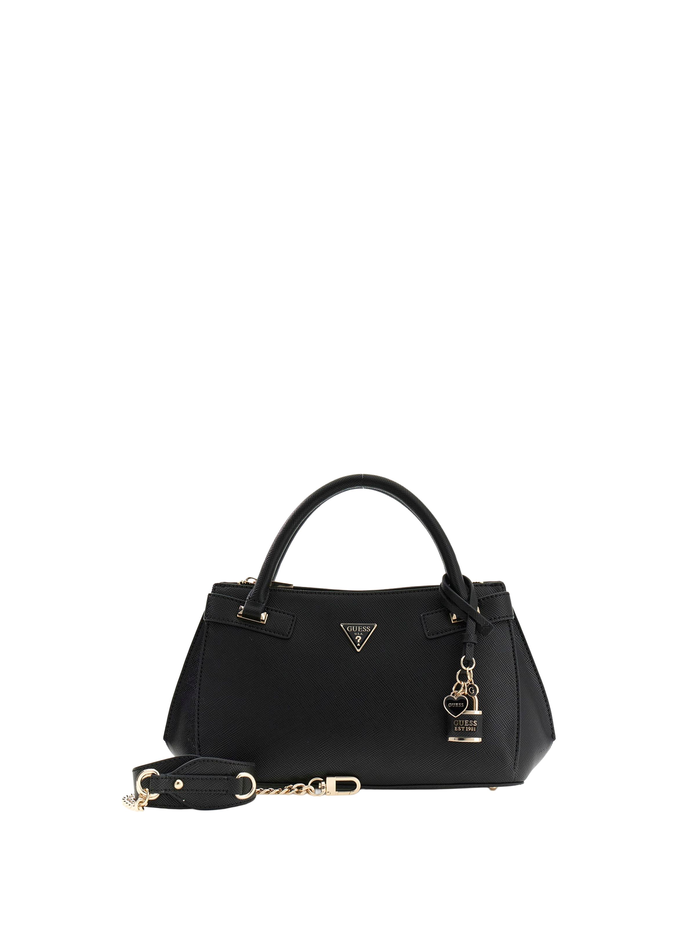 Serenova Saffiano Handbag GUESS Black