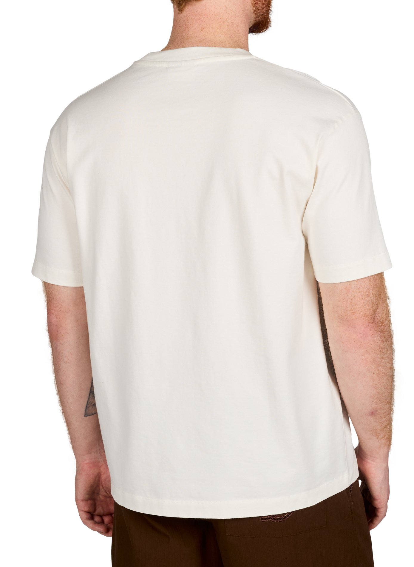 Biker-style cotton t-shirt DROLE DE MONSIEUR Beige