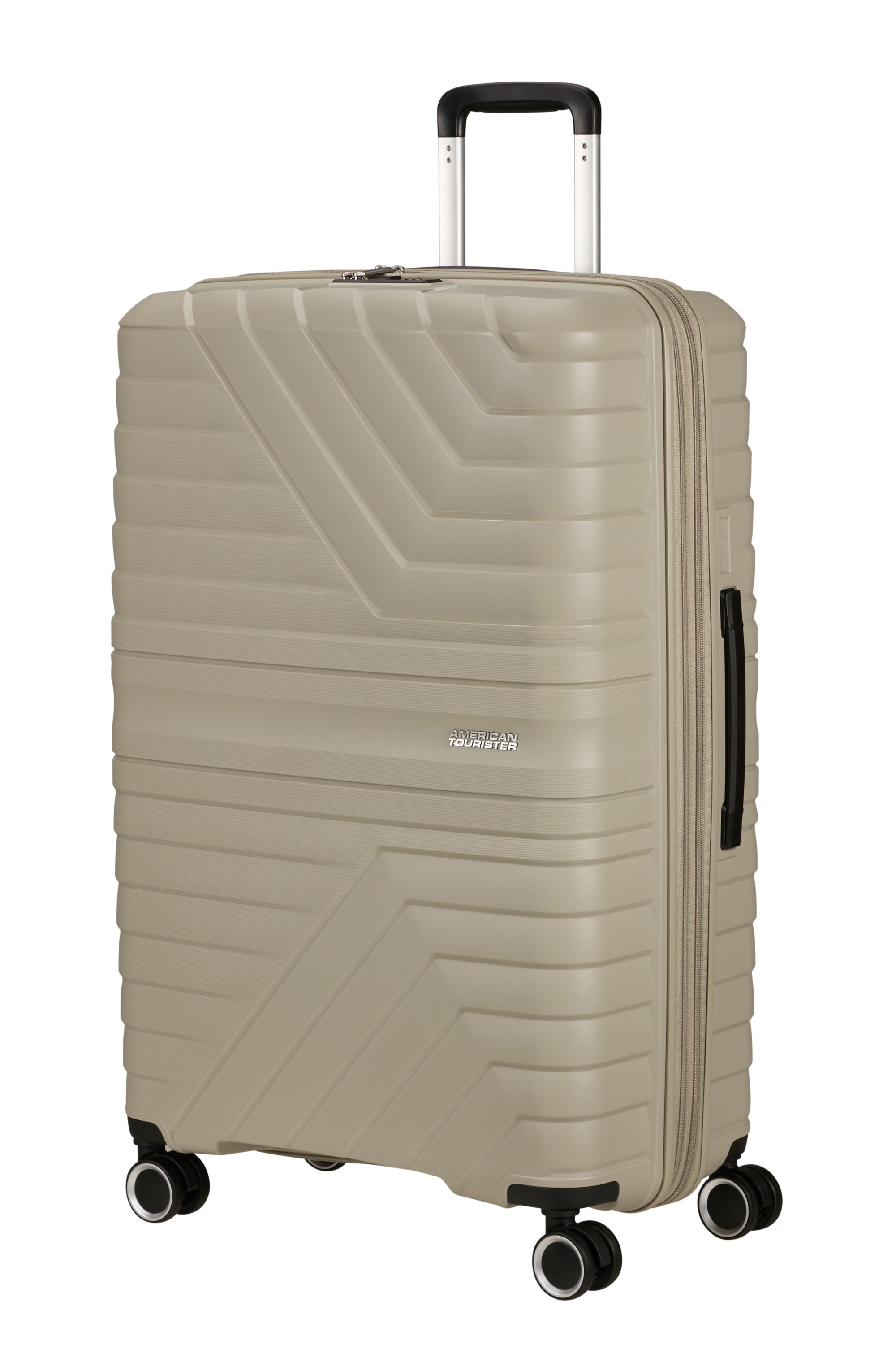 Flytwist valise 4 roues taille l AMERICAN TOURISTER Beige
