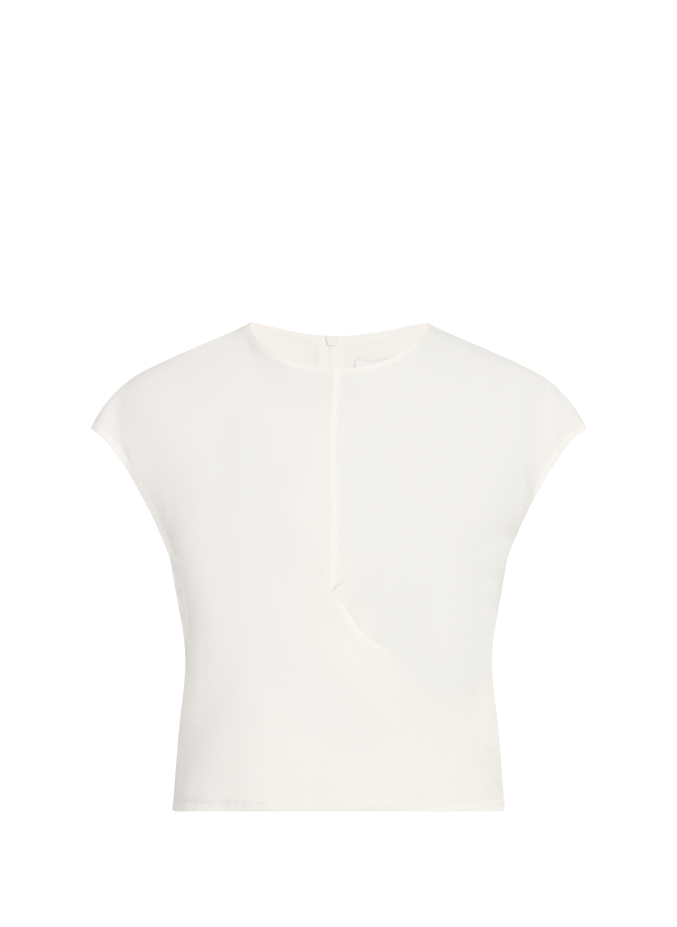 Top Marlon sans manches à nouer en coton TELA Blanc