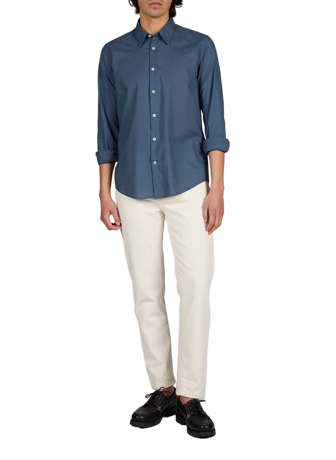 Calfskin leather loafers KLEMAN Black