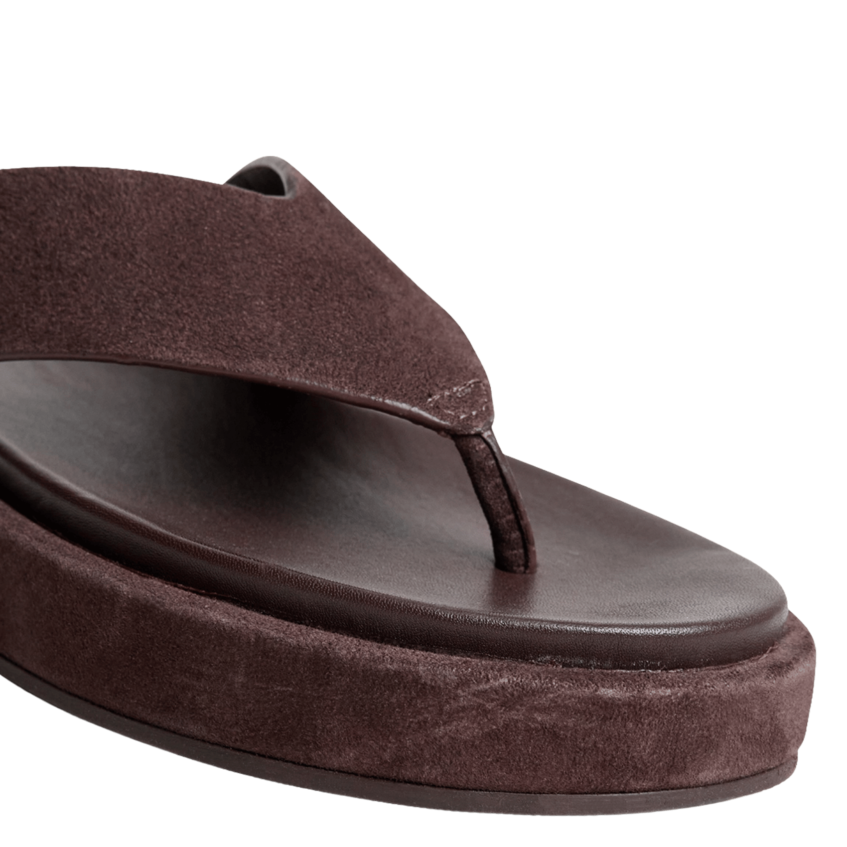Mules en cuir velours wiwi JONAK Marron