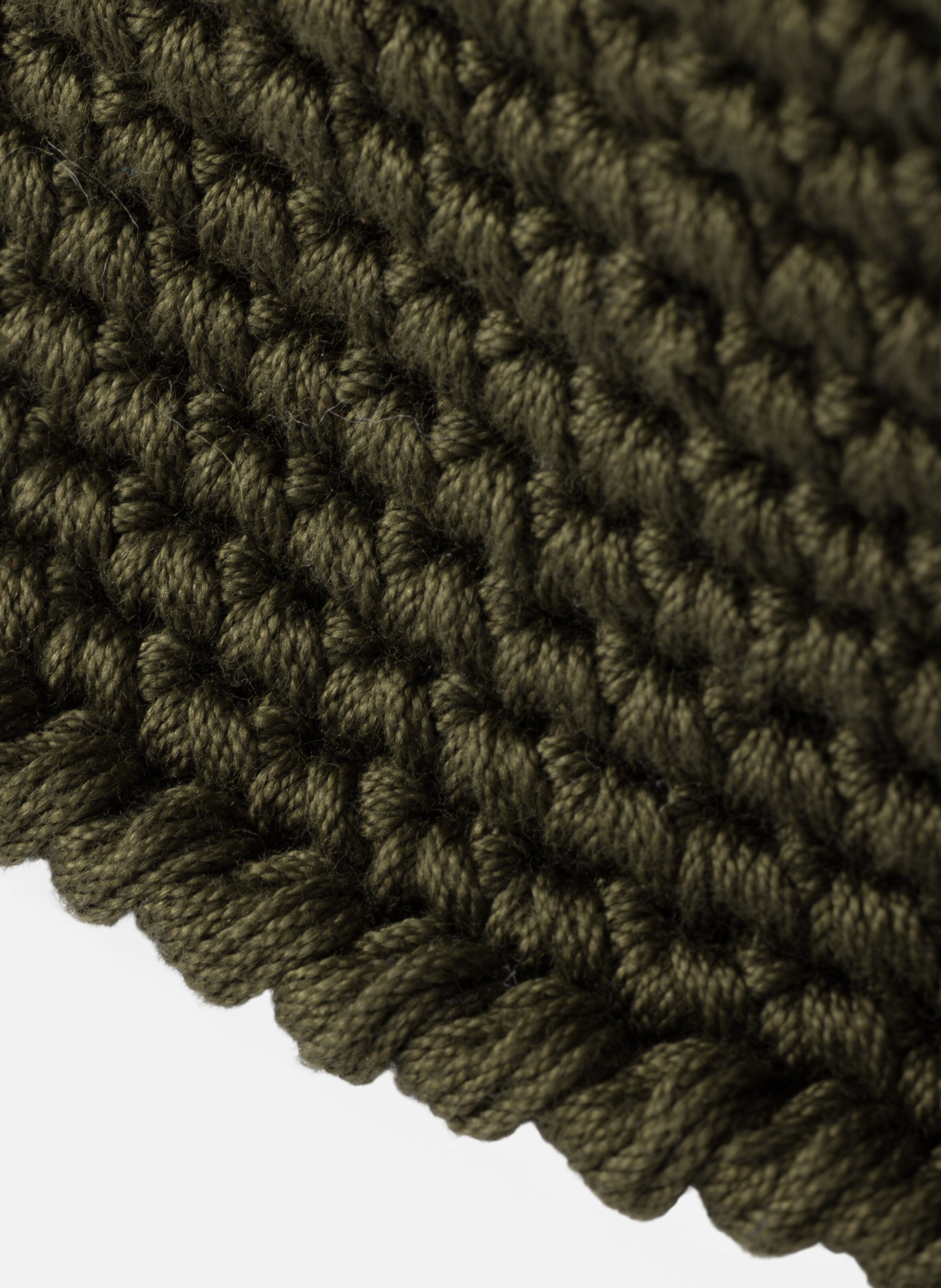 Chapeau bob en crochet PRADA Vert