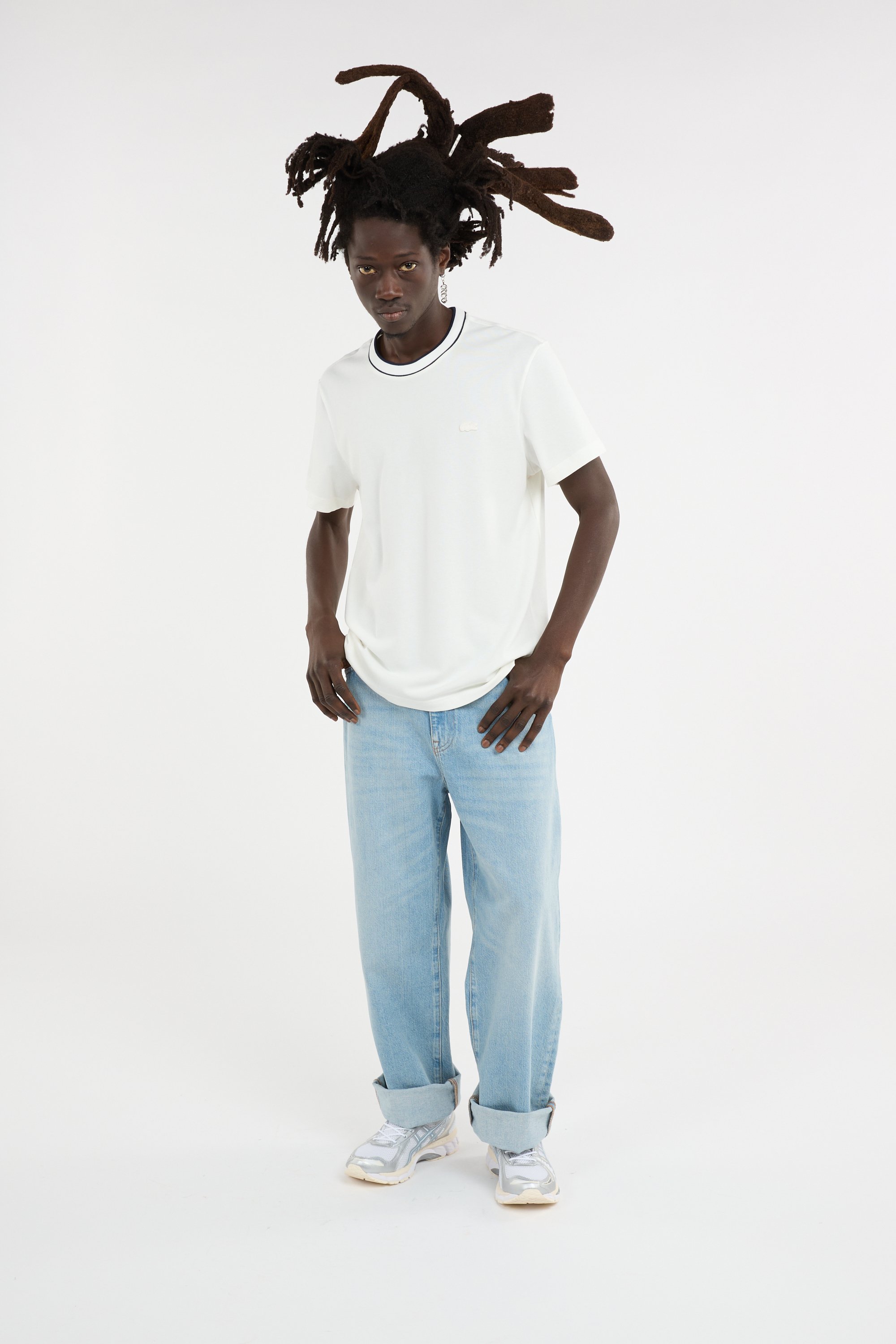 T-shirt tee-shirt LACOSTE Blanc