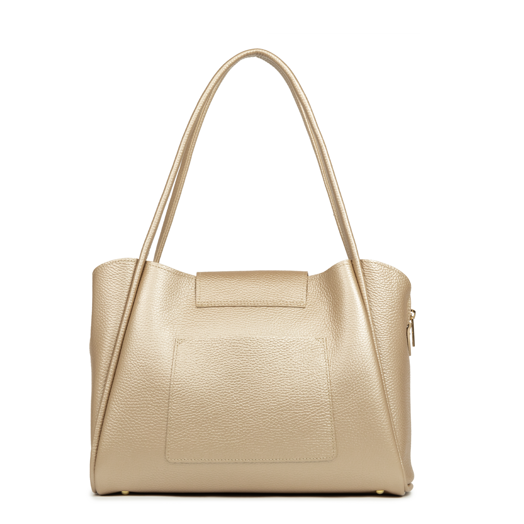 Grand sac cabas épaule - ida double LANCASTER Doré