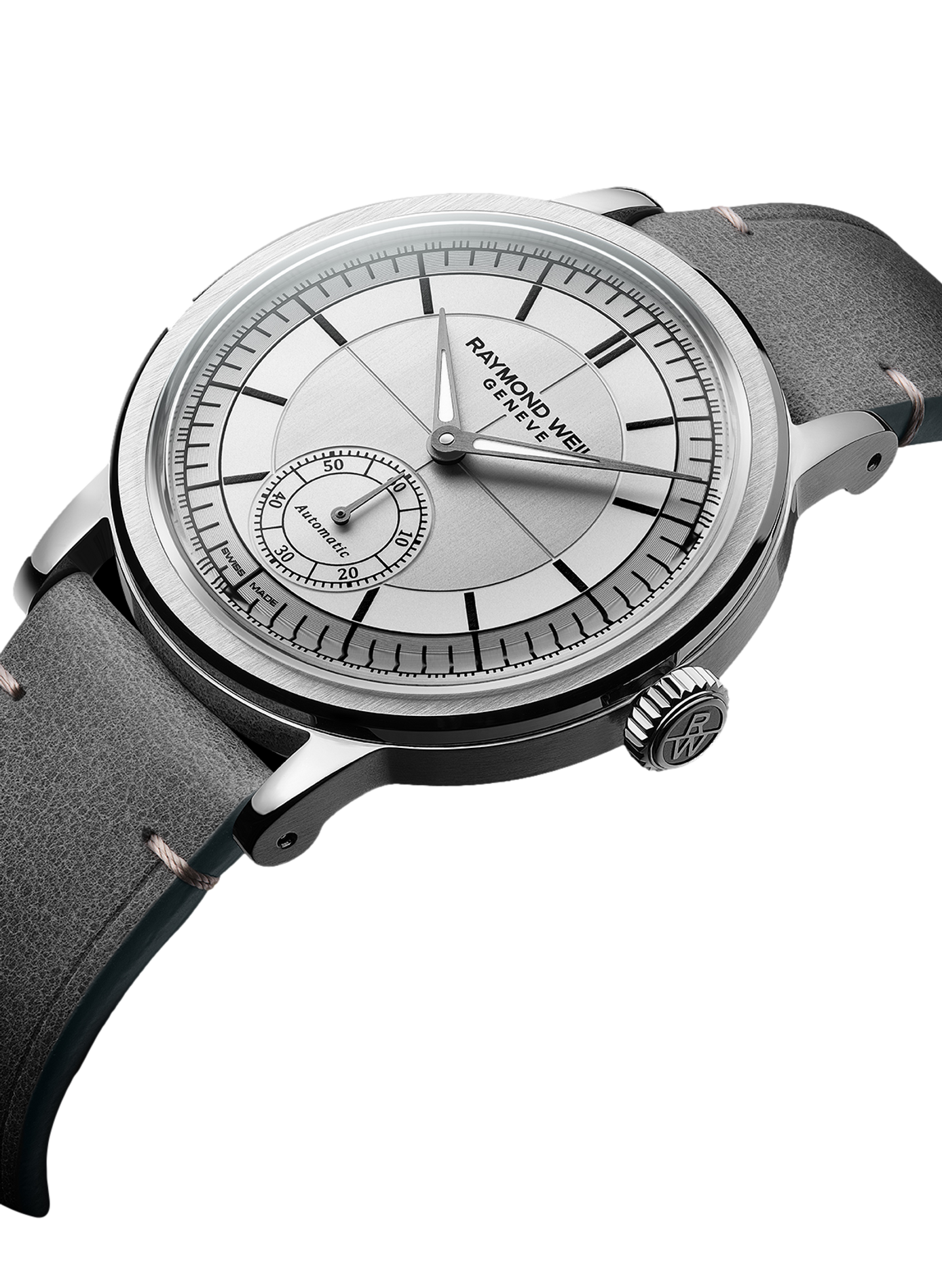 Montre automatique Millesime Petite Seconde en cuir RAYMOND WEIL Argent
