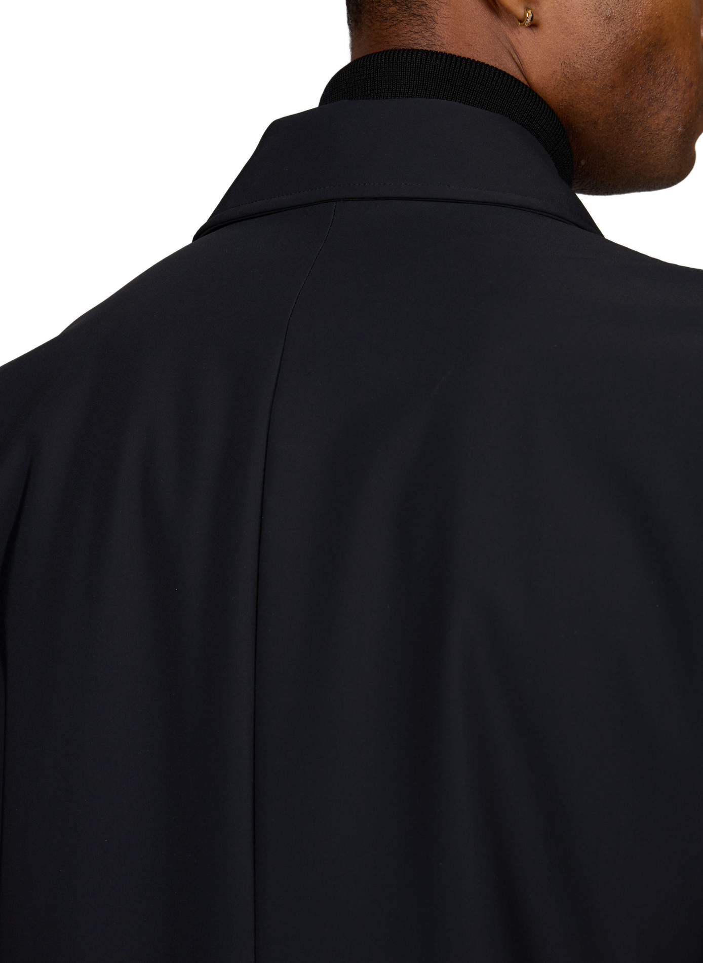 Lange rechte parka met klassieke kraag STRELLSON Blauw