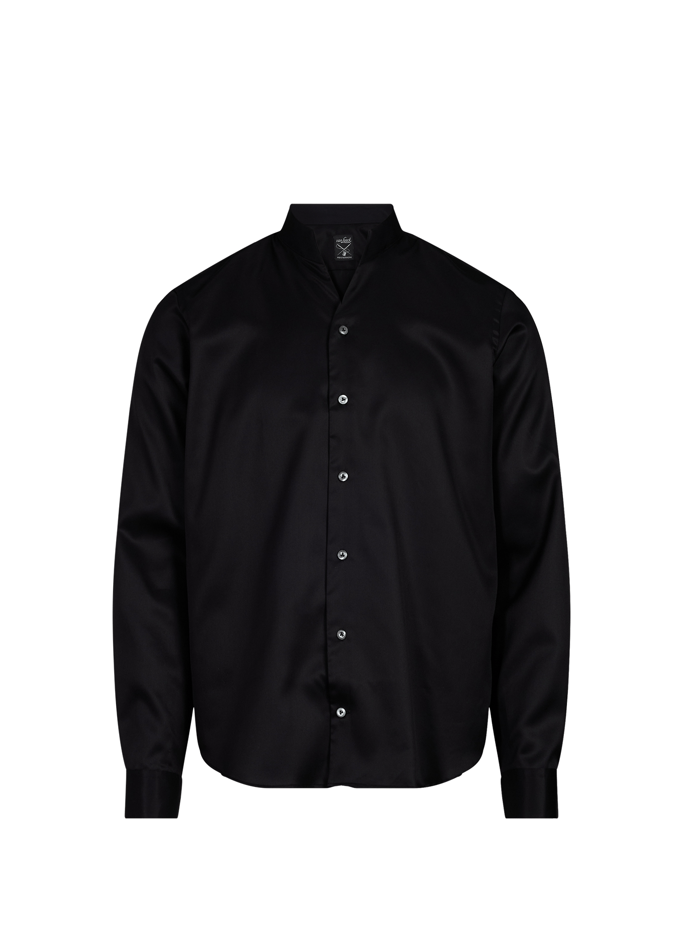 Chemise col classique manches contrastantes en coton VAN LAACK Black