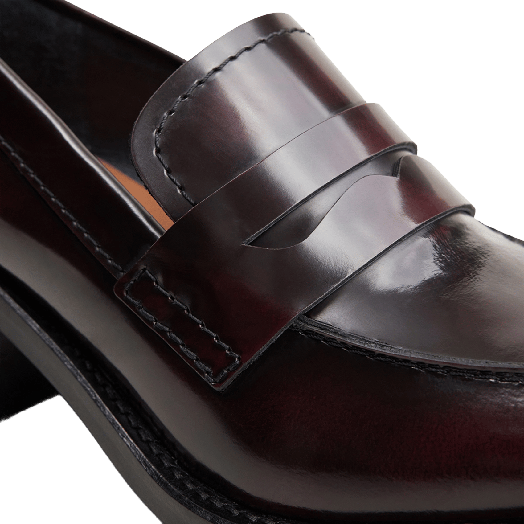 Mocassins à talon en cuir vernis dollege JONAK Marron