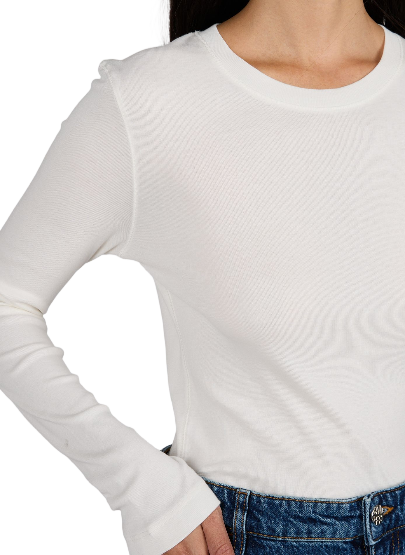 Logo-T-Shirt CLOSED Weiss