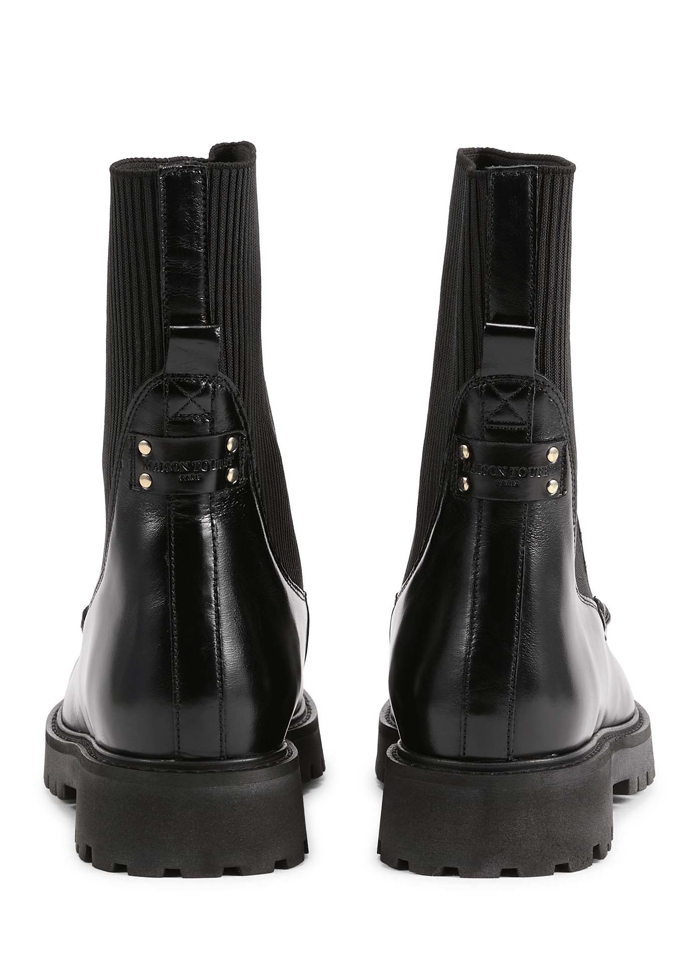 Botines JANELLE de cuero MAISON TOUFET Negro