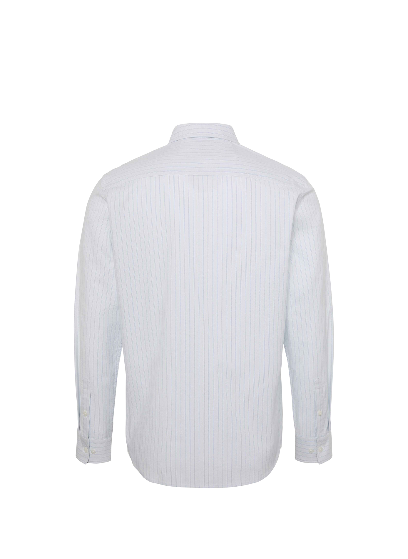 Straight cotton blend Shirt | Blue CALVIN KLEIN Men