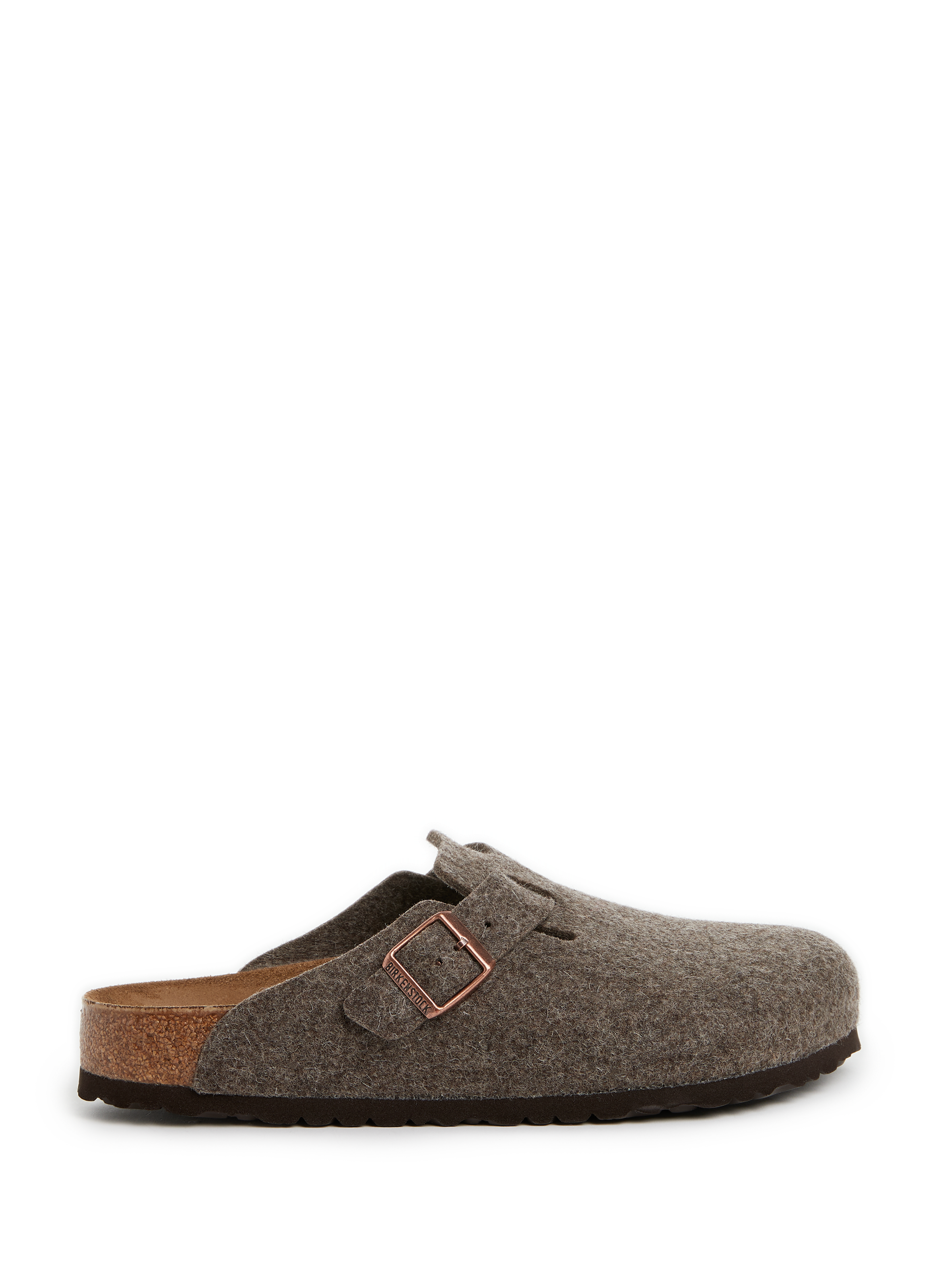 BIRKENSTOCK Mules Boston en laine Marron