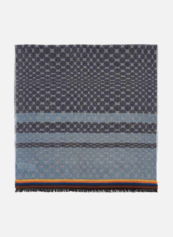 Optical-pattern scarf PAUL SMITH