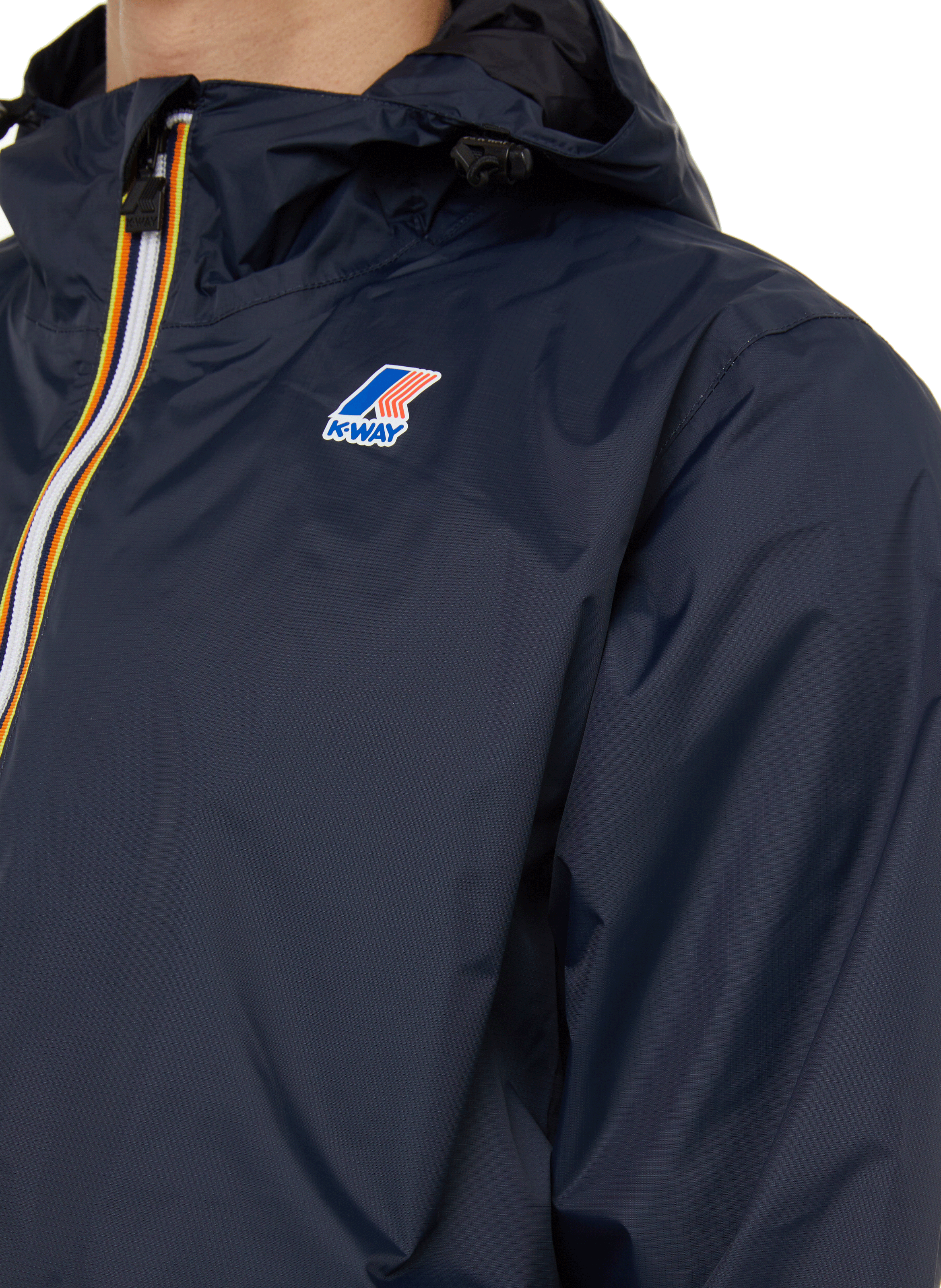 Veste coupe-vent Le vrai 3.0 Claude en nylon K-WAY Bleu