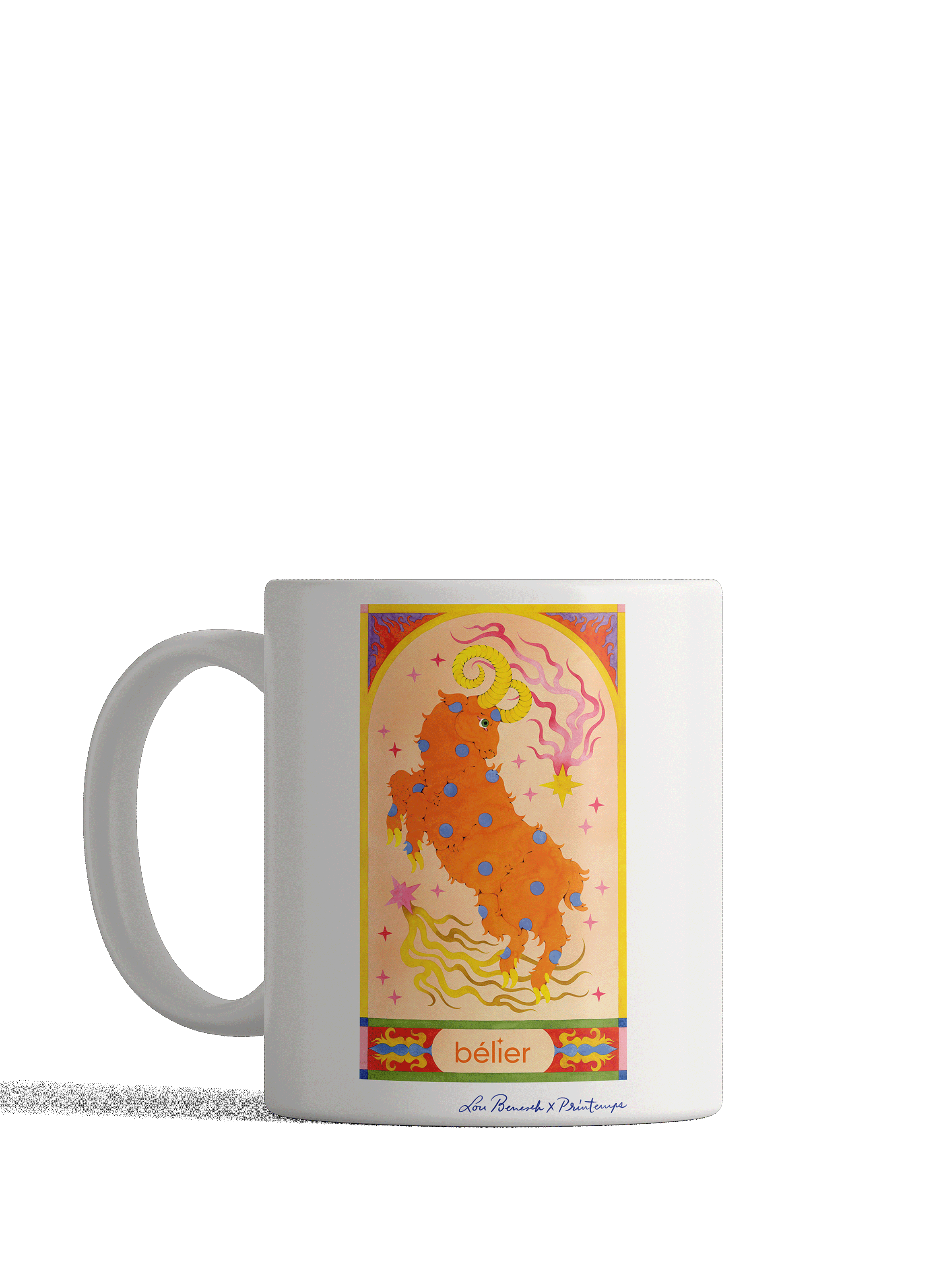 Aries mug LOU BENESCH Multicolour