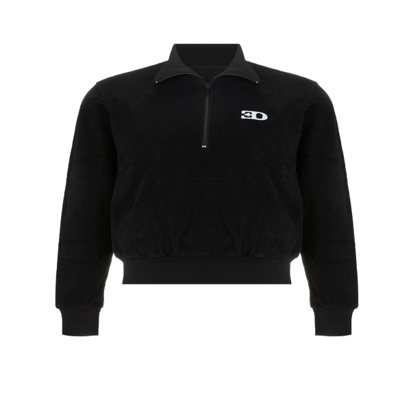 Ouest Paris Cotton Sweatshirt In Black