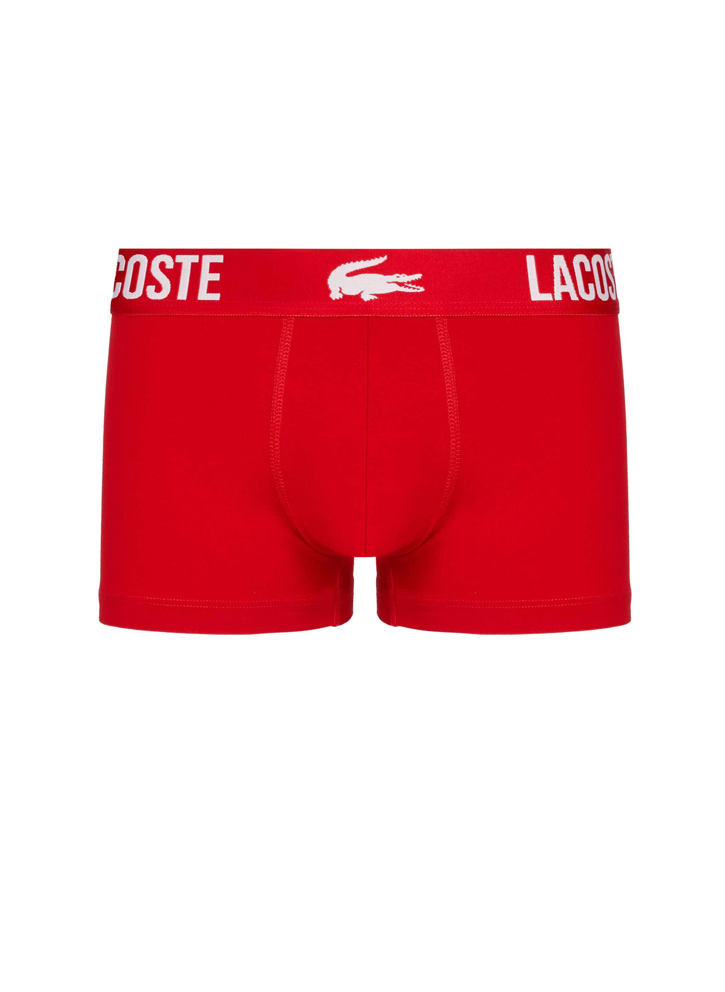  Pack of three cotton boxers LACOSTE Multicolour