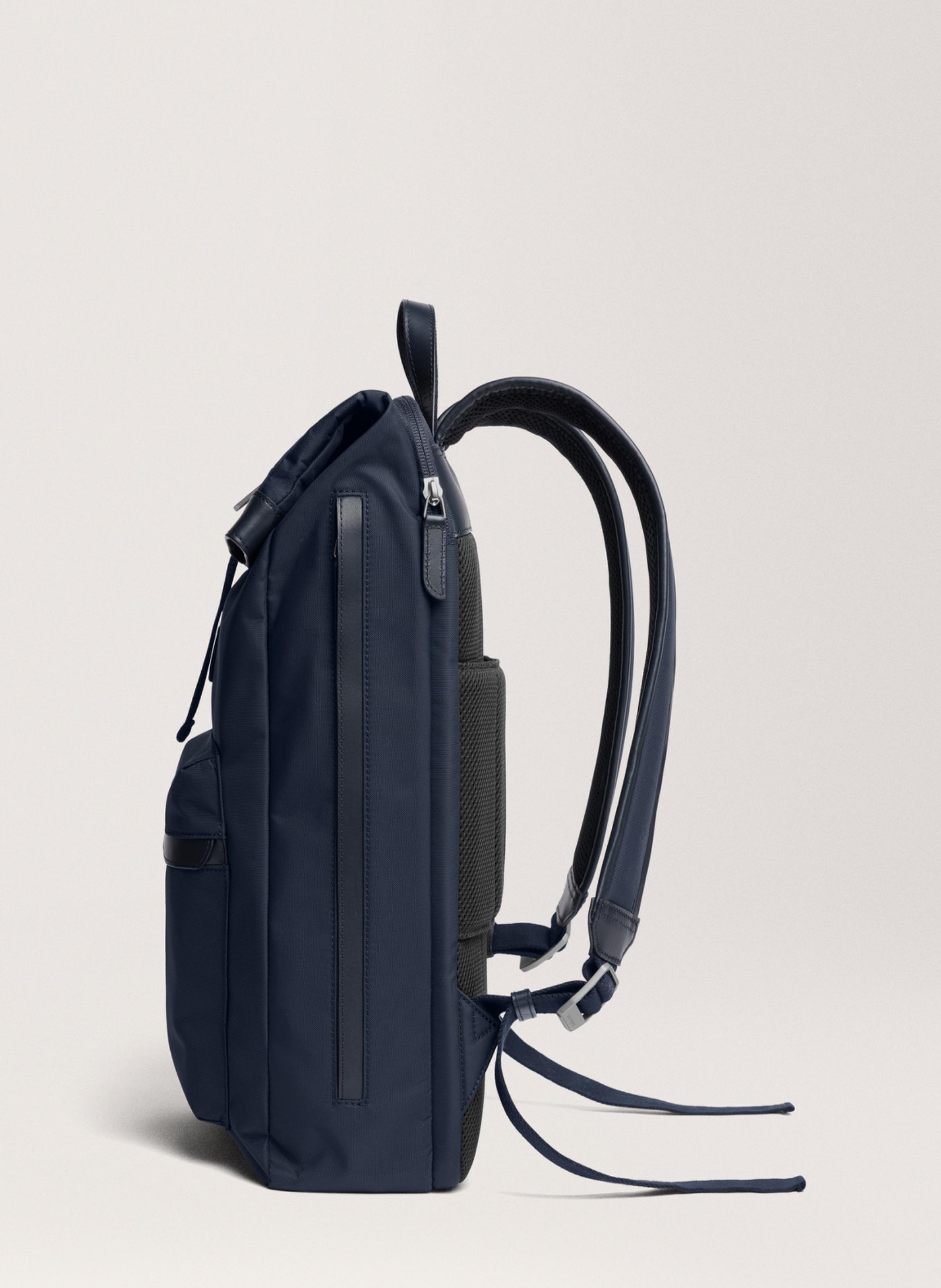 Sac à dos 'City-hopper' en nylon CARL FRIEDRIK Bleu