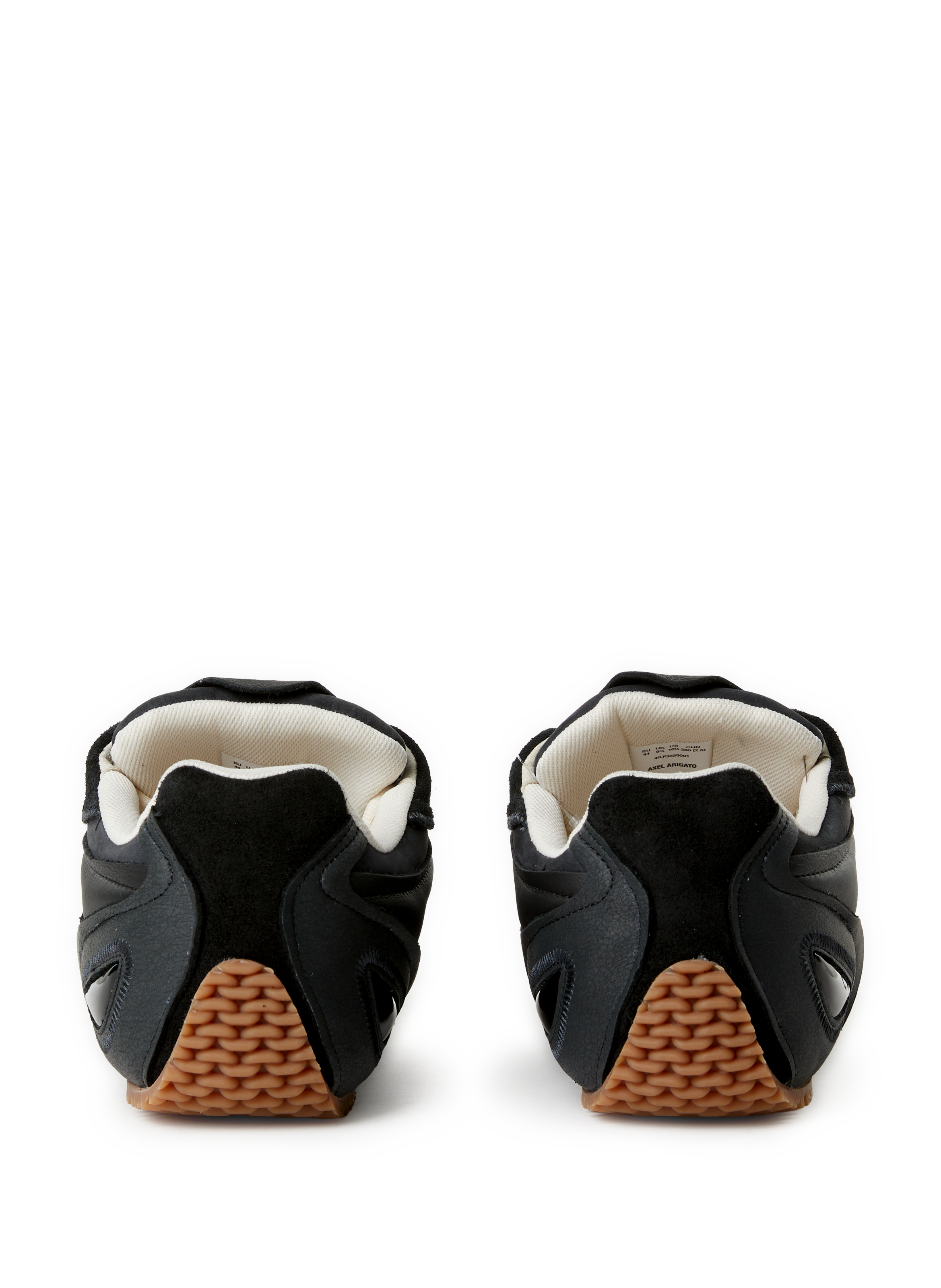 Flat leather sneakers AXEL ARIGATO Black