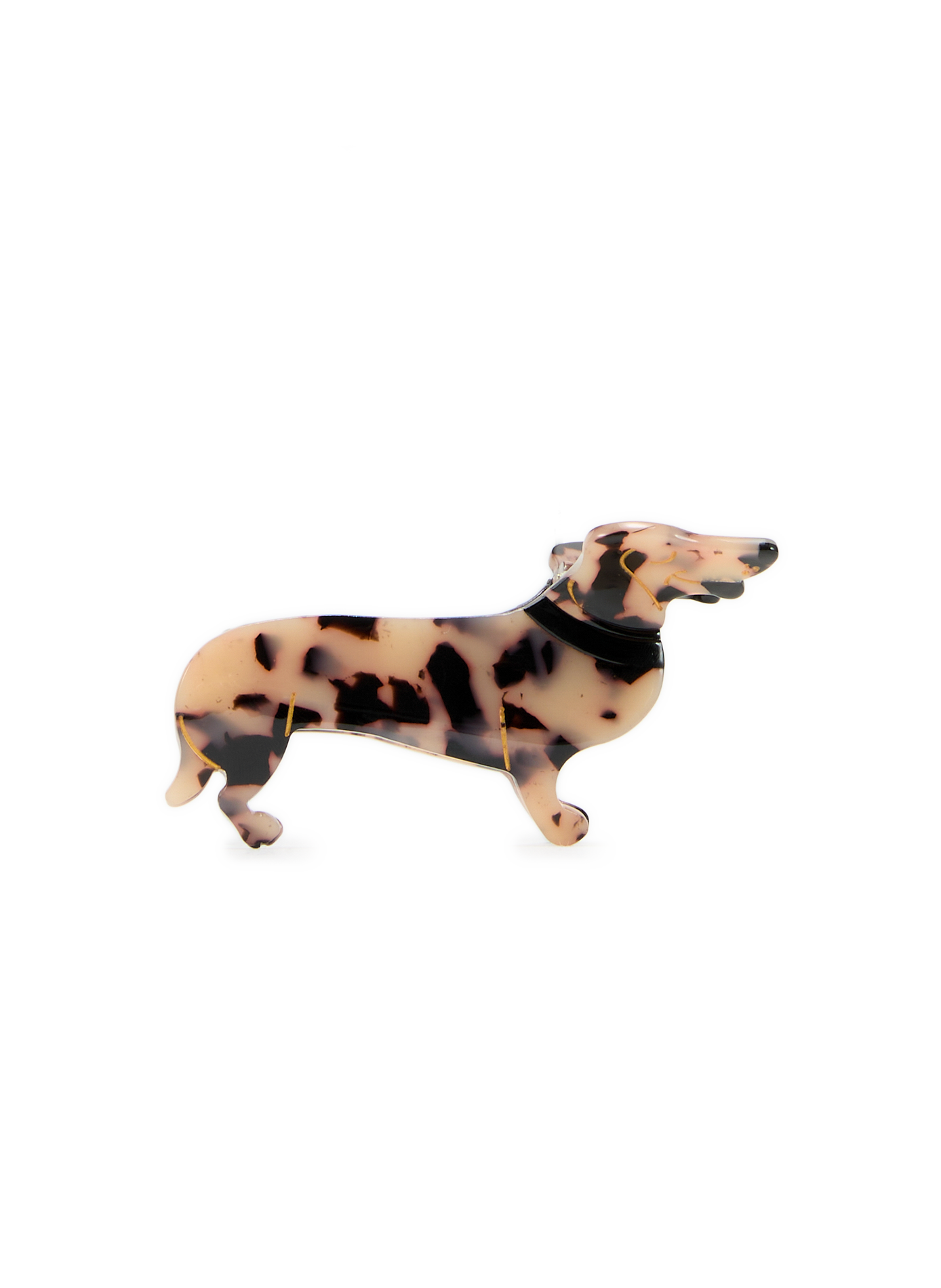 Dog-shaped hair clip AU PRINTEMPS PARIS Brown