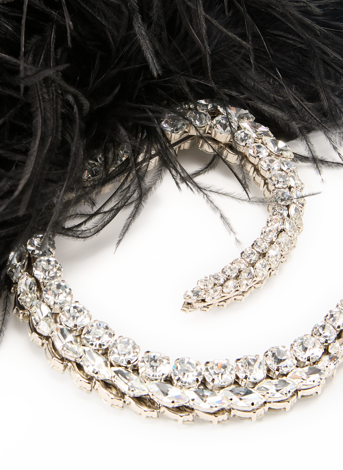 Sac à main Karma à plumes L'ALINGI Noir