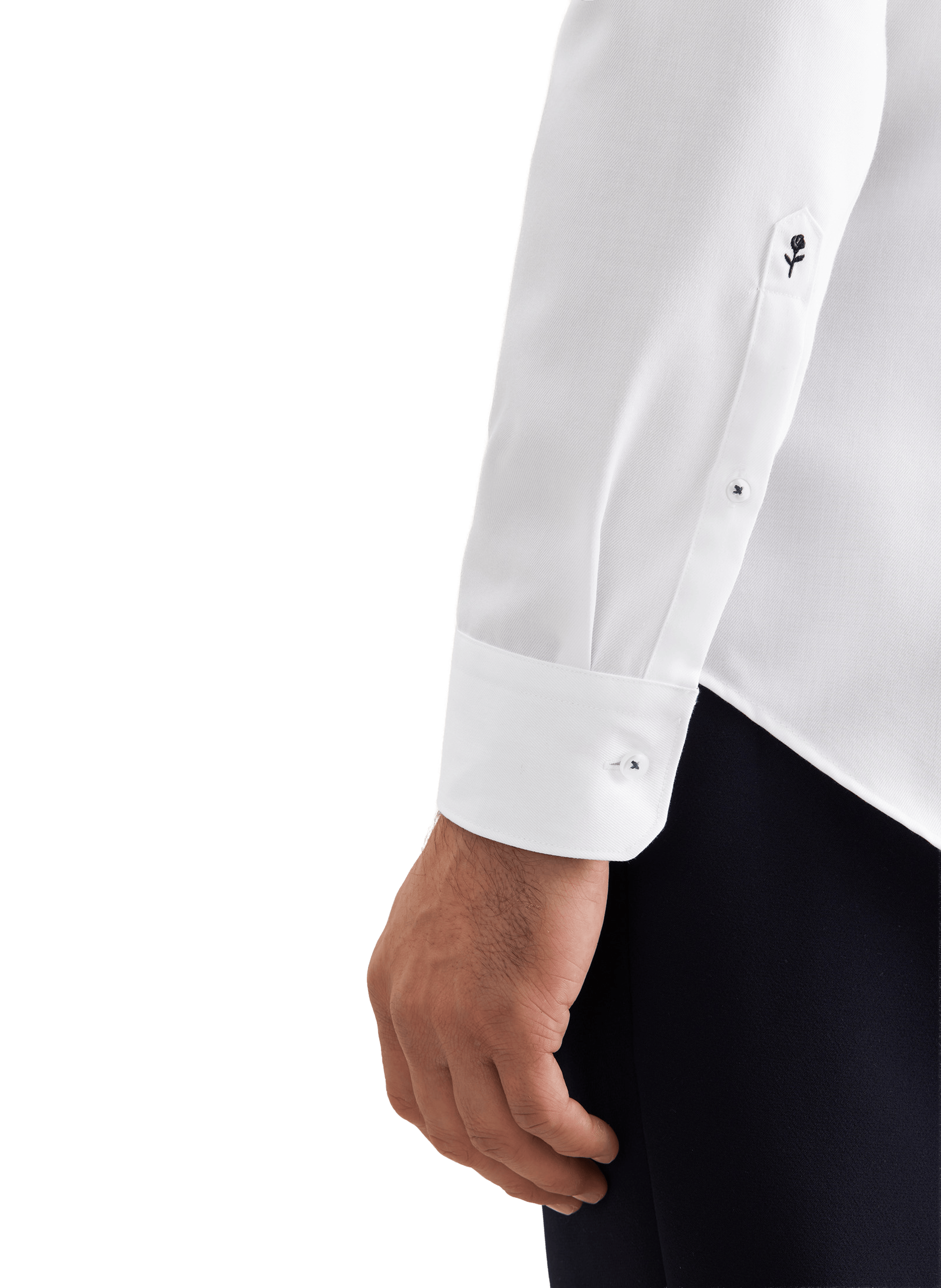 Cotton poplin shirt SEIDENSTICKER White