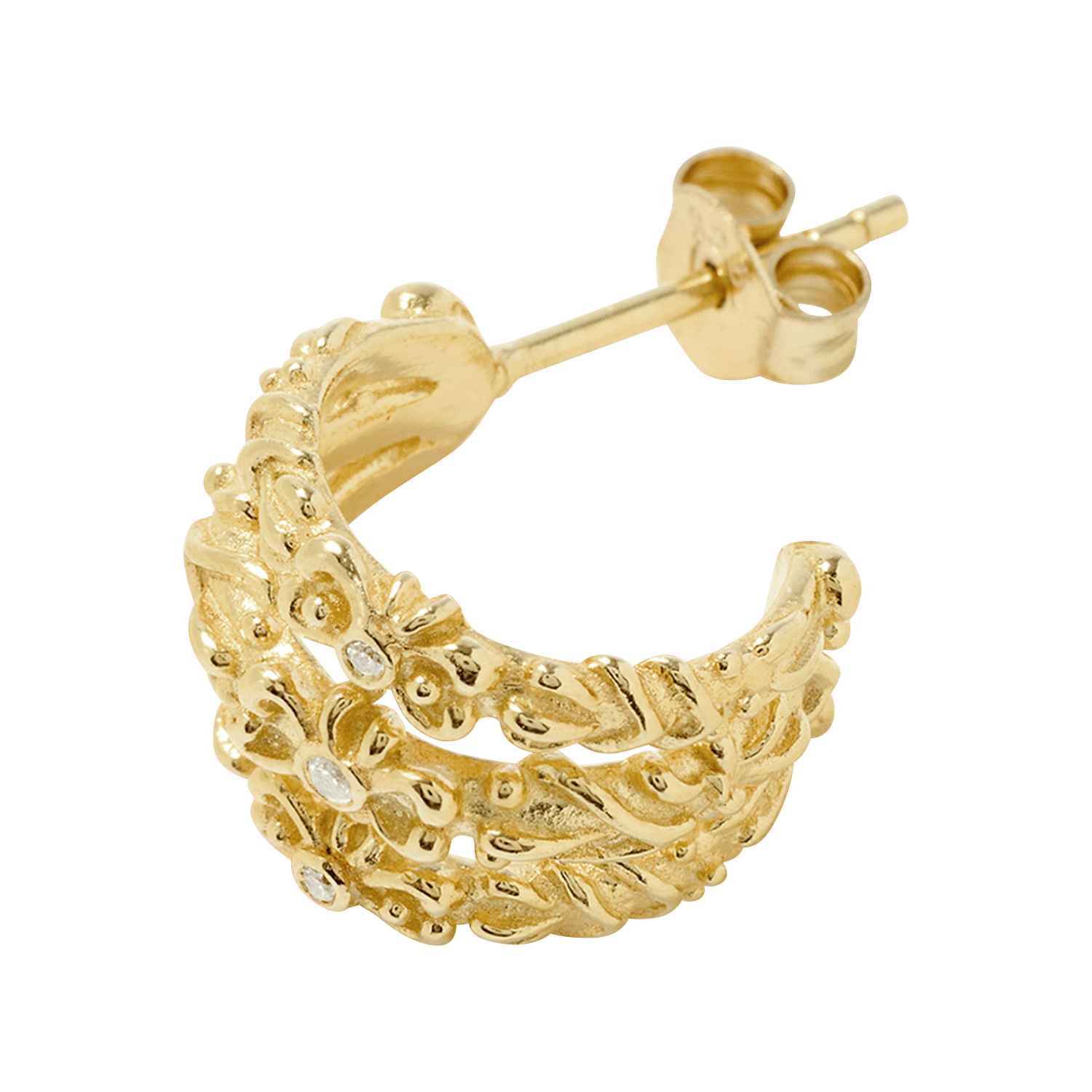 Boucle d'oreille perrine BA&SH Doré