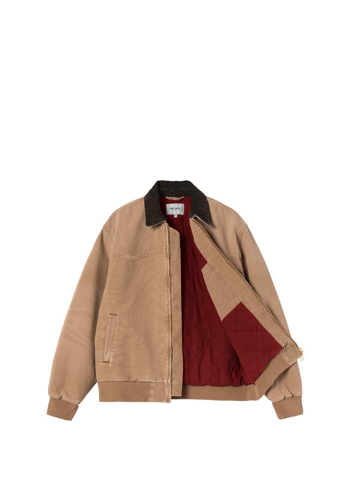 Veste OG Santa Fe droite en coton CARHARTT WIP Marron