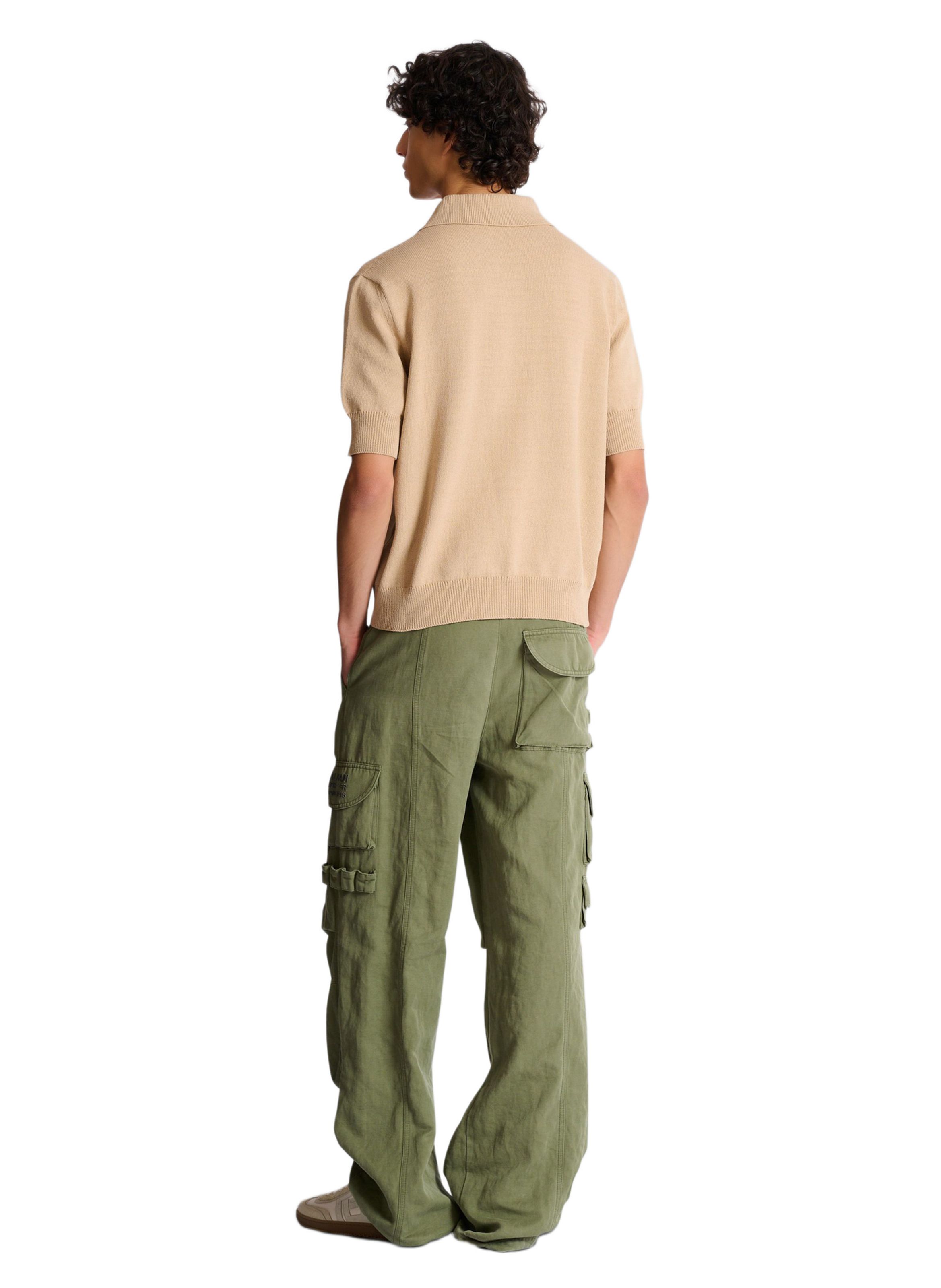 Polo balmain soleil en coton BALMAIN Beige
