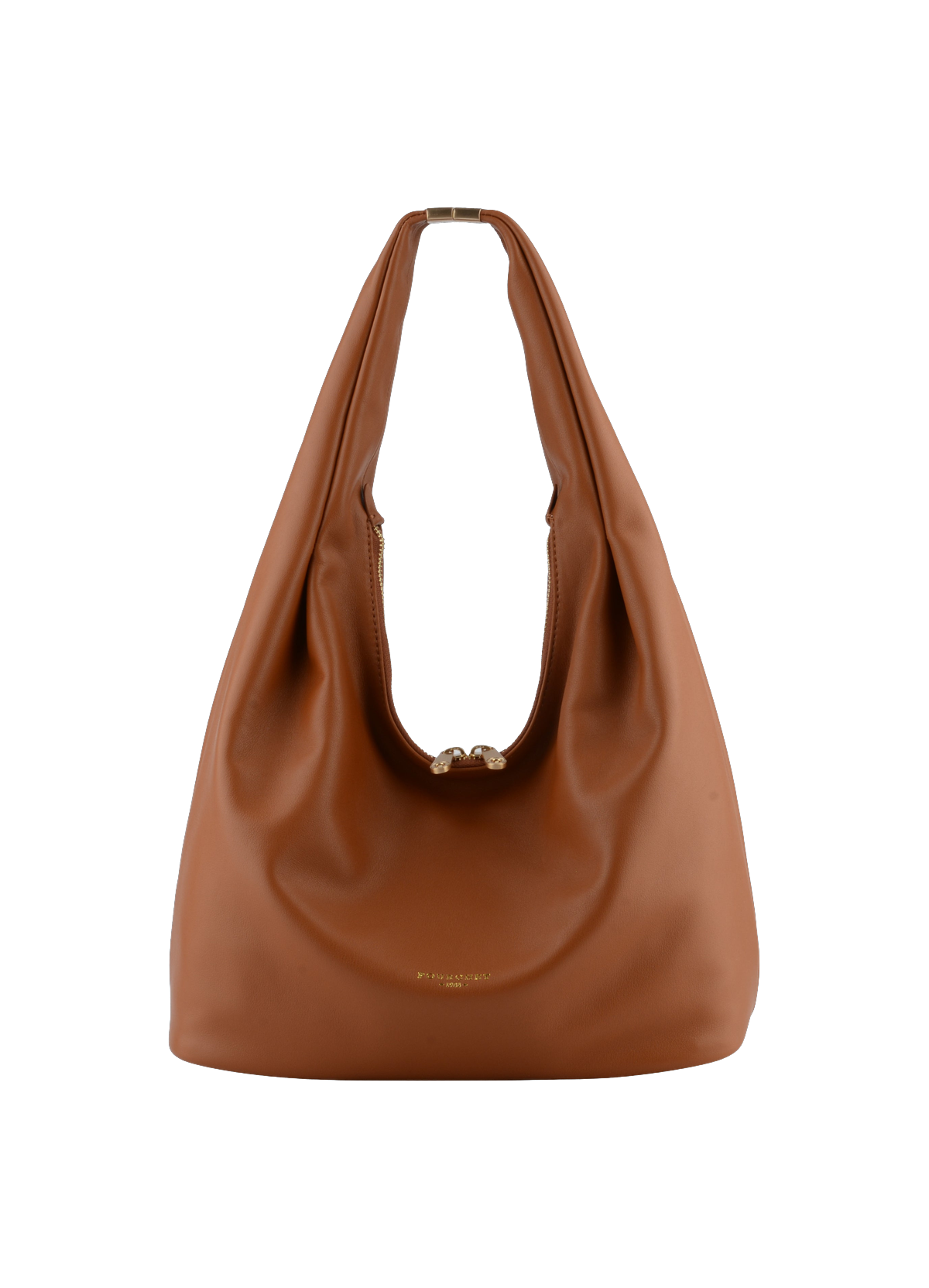 Arche | sac besace hobo en cuir de vachette POURCHET Marron