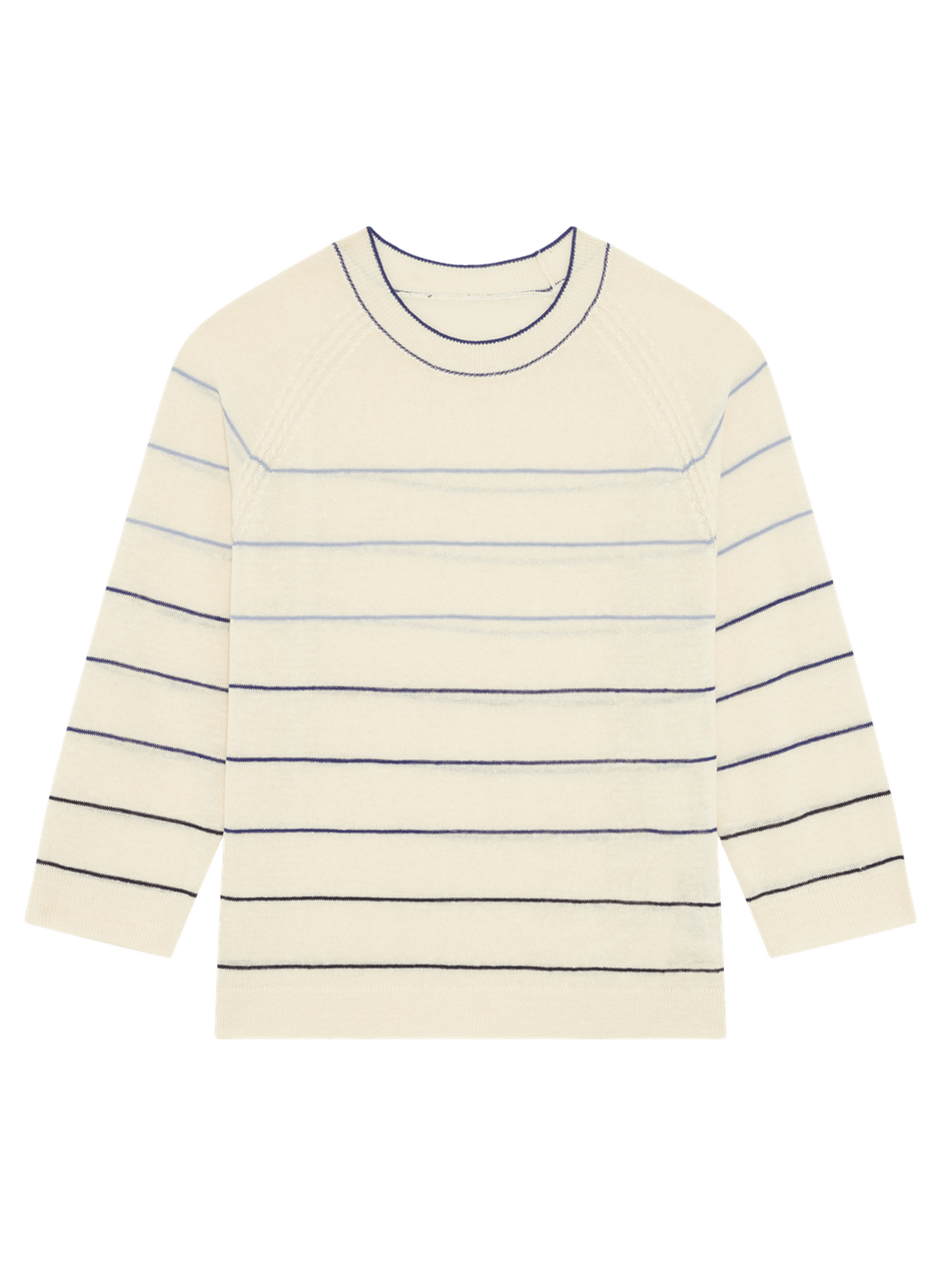 Pull à rayures en lin mélangé - LUCILE PABLO Multicolore