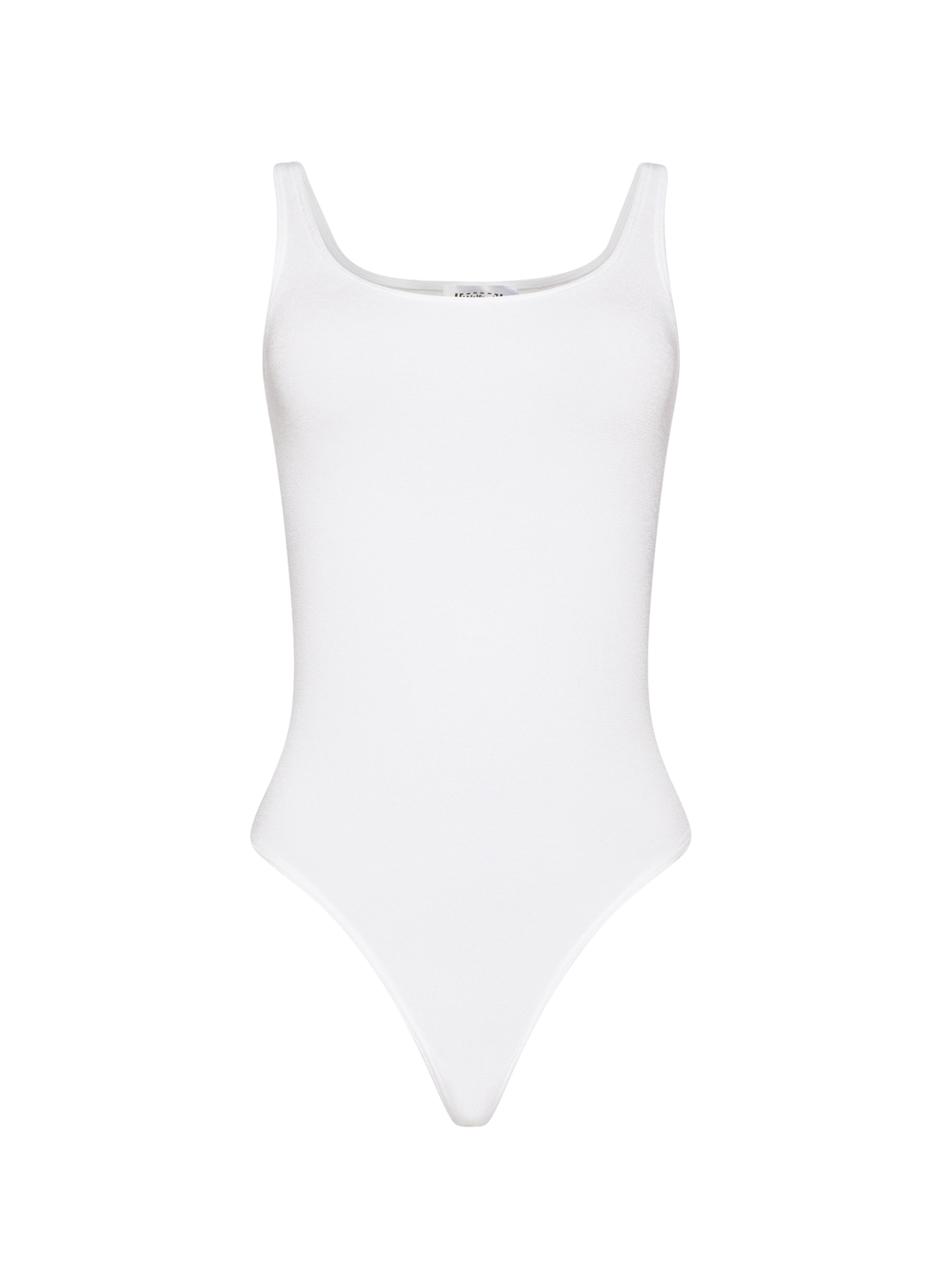 Sleeveless blended cotton bodysuit WOLFORD White