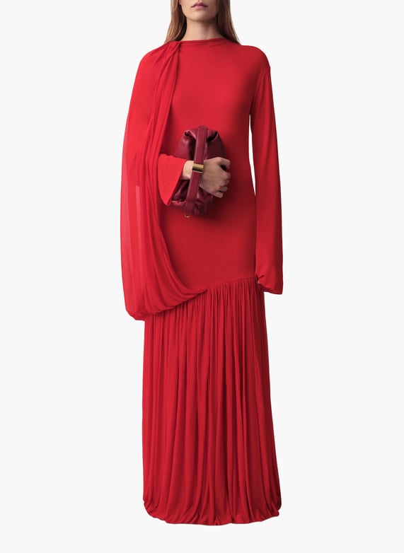 Flowy sara long dress Red Calvin klein collection - Women | Printemps.com Flowy sara long dress Red Calvin klein collection - Women | Printemps.com