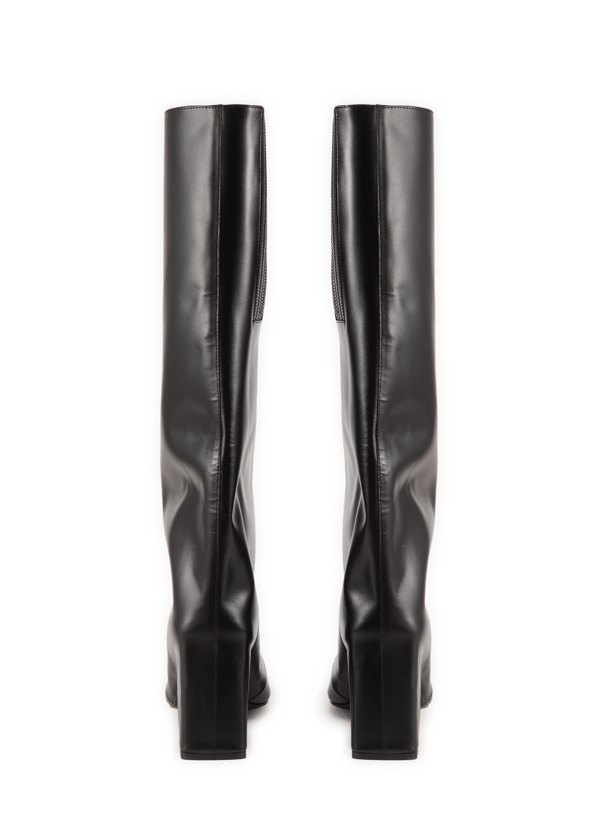 Tall leather Bridge boots COPERNI Black