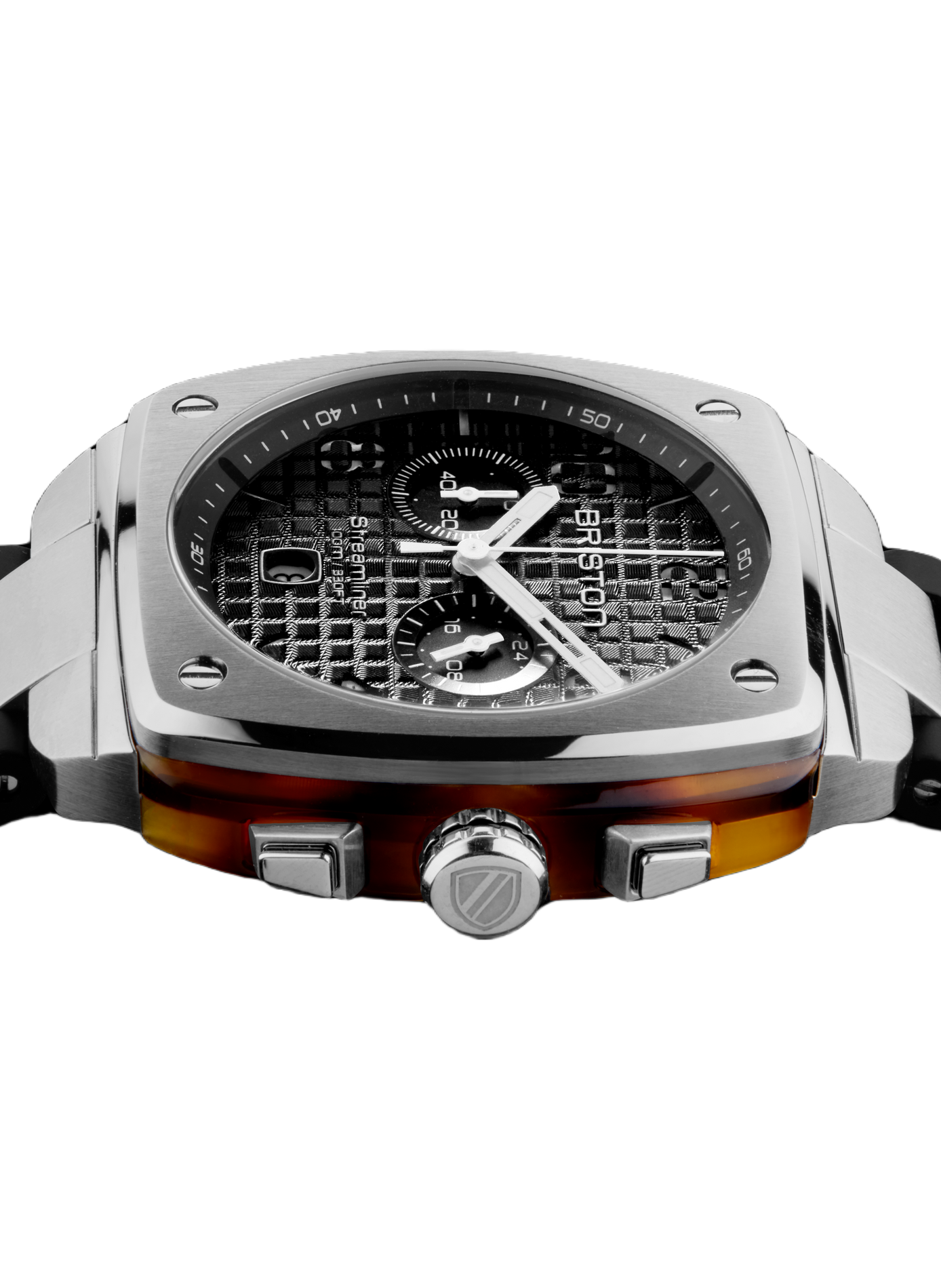 Montre Streamliner Urban en caoutchouc BRISTON Blanc