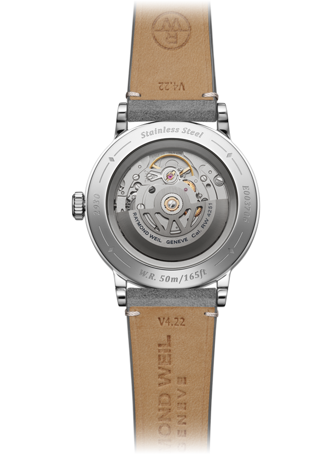 Montre automatique Millesime Petite Seconde en cuir RAYMOND WEIL Argent