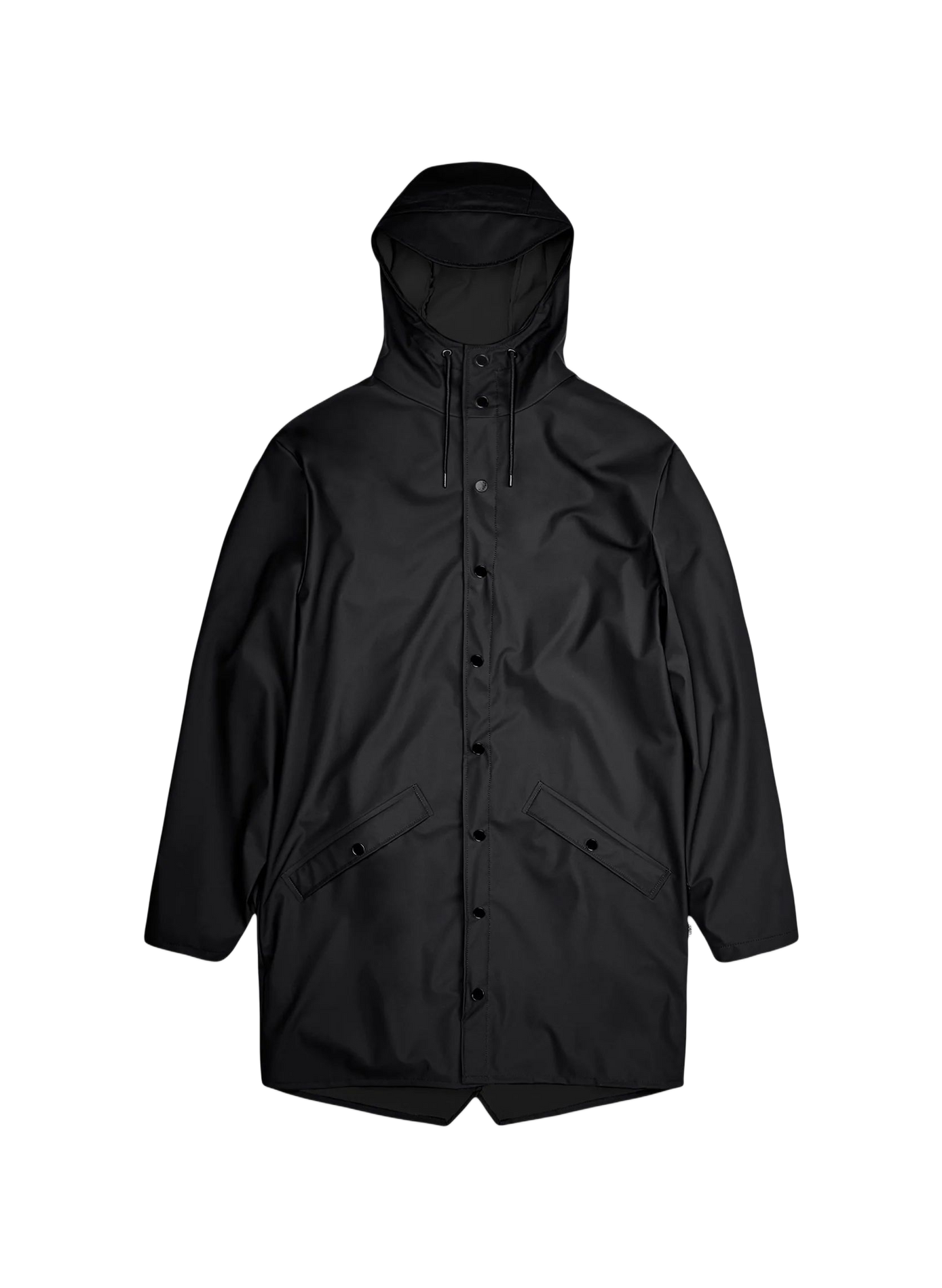 Long hooded raincoat RAINS Black