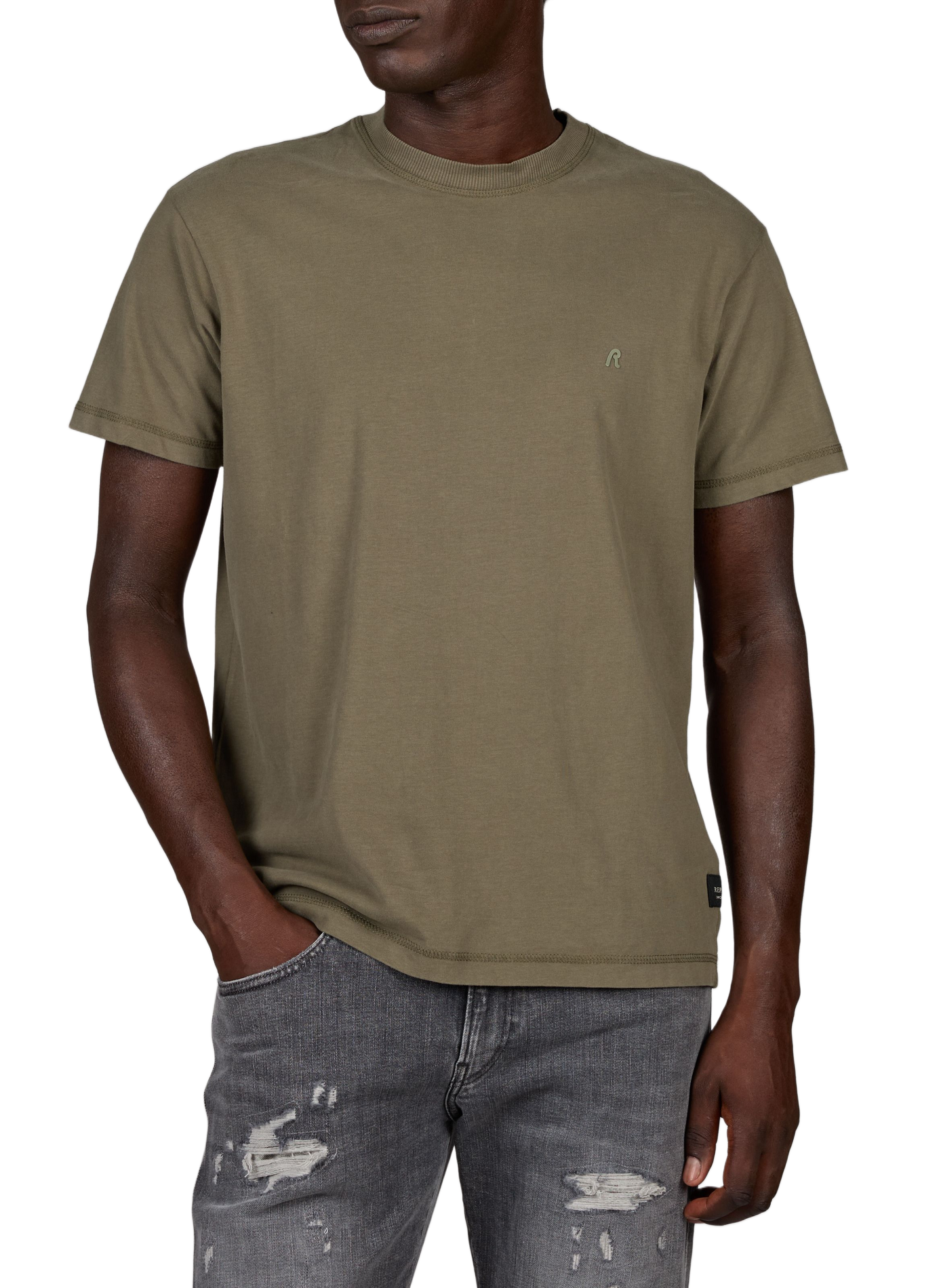 Cotton T-shirt REPLAY Green