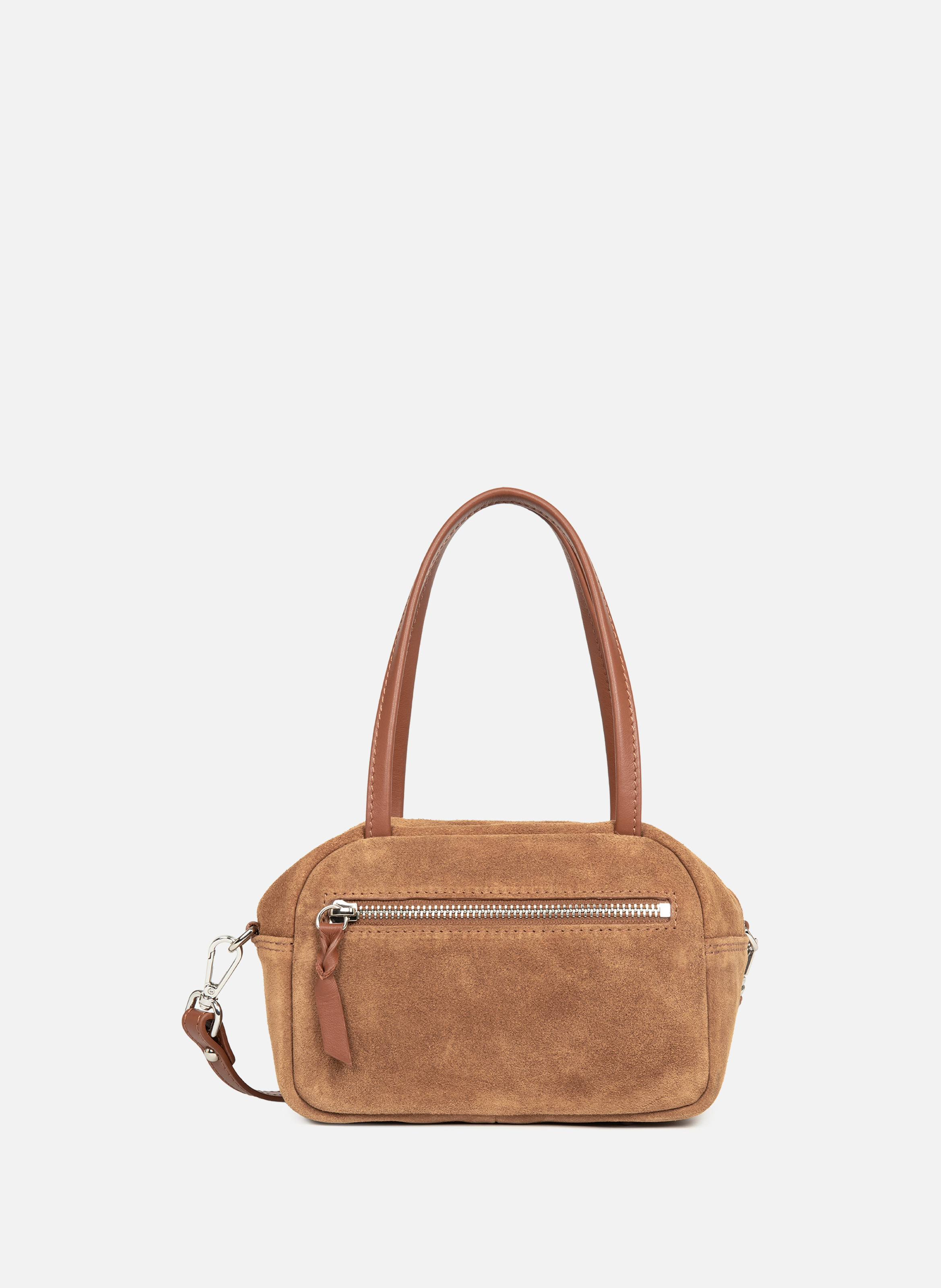 Kleine handtas - suède NL LANCASTER Bruin