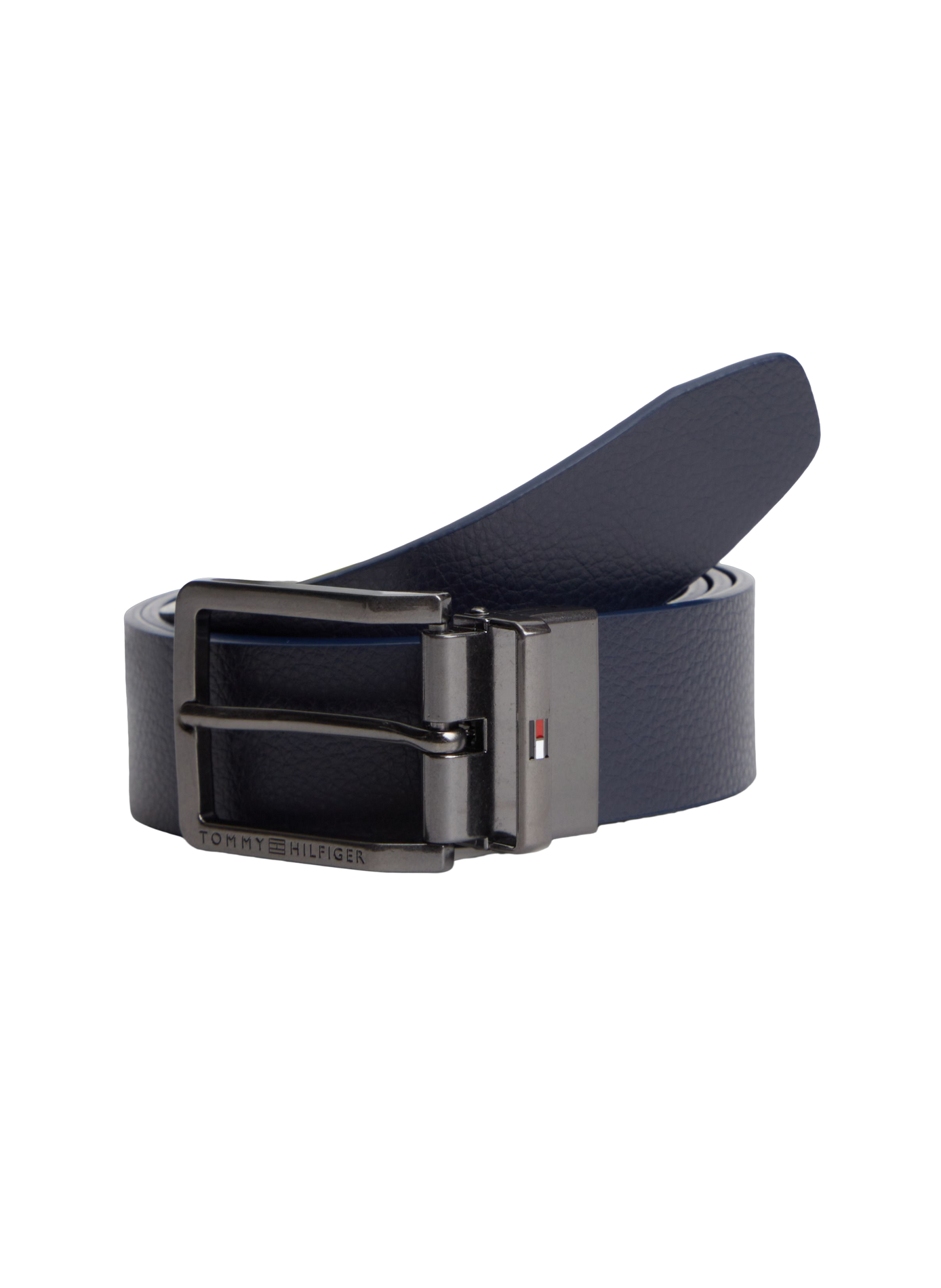 Ceinture en cuir TOMMY HILFIGER Bleu