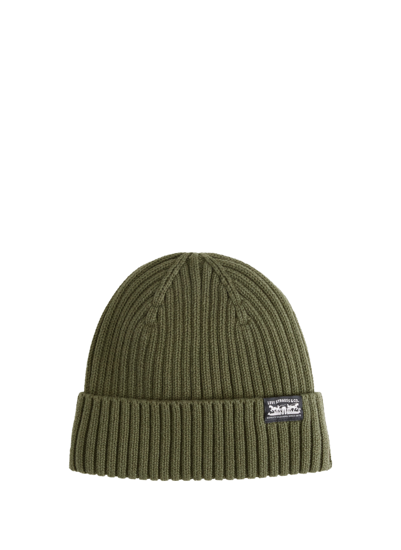 Cotton beanie LEVI'S Khaki